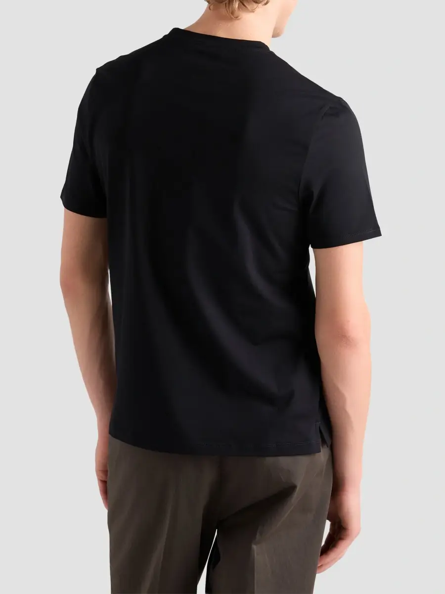 Prada Men's Stretch Cotton T-Shirt | Thumbnail 5 Prada Men's Stretch Cotton T-Shirt | Thumbnail 5