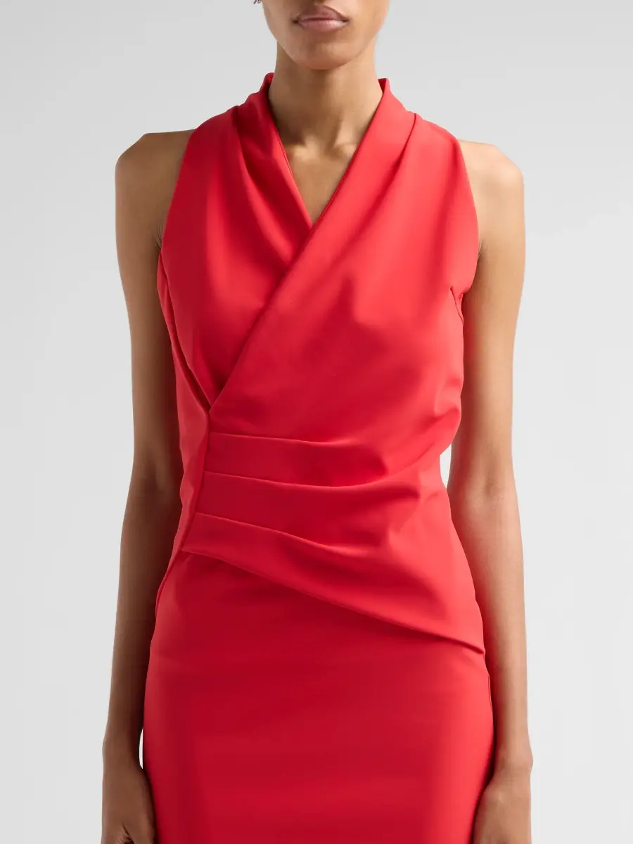Chiara Boni La Petite Robe Women's Medey Draped Jersey Surplice Gown | Thumbnail 5 Chiara Boni La Petite Robe Women's Medey Draped Jersey Surplice Gown | Thumbnail 5