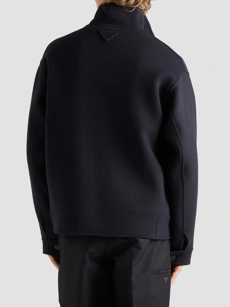 Prada Men's Cashmere Blouson Jacket | Thumbnail 4