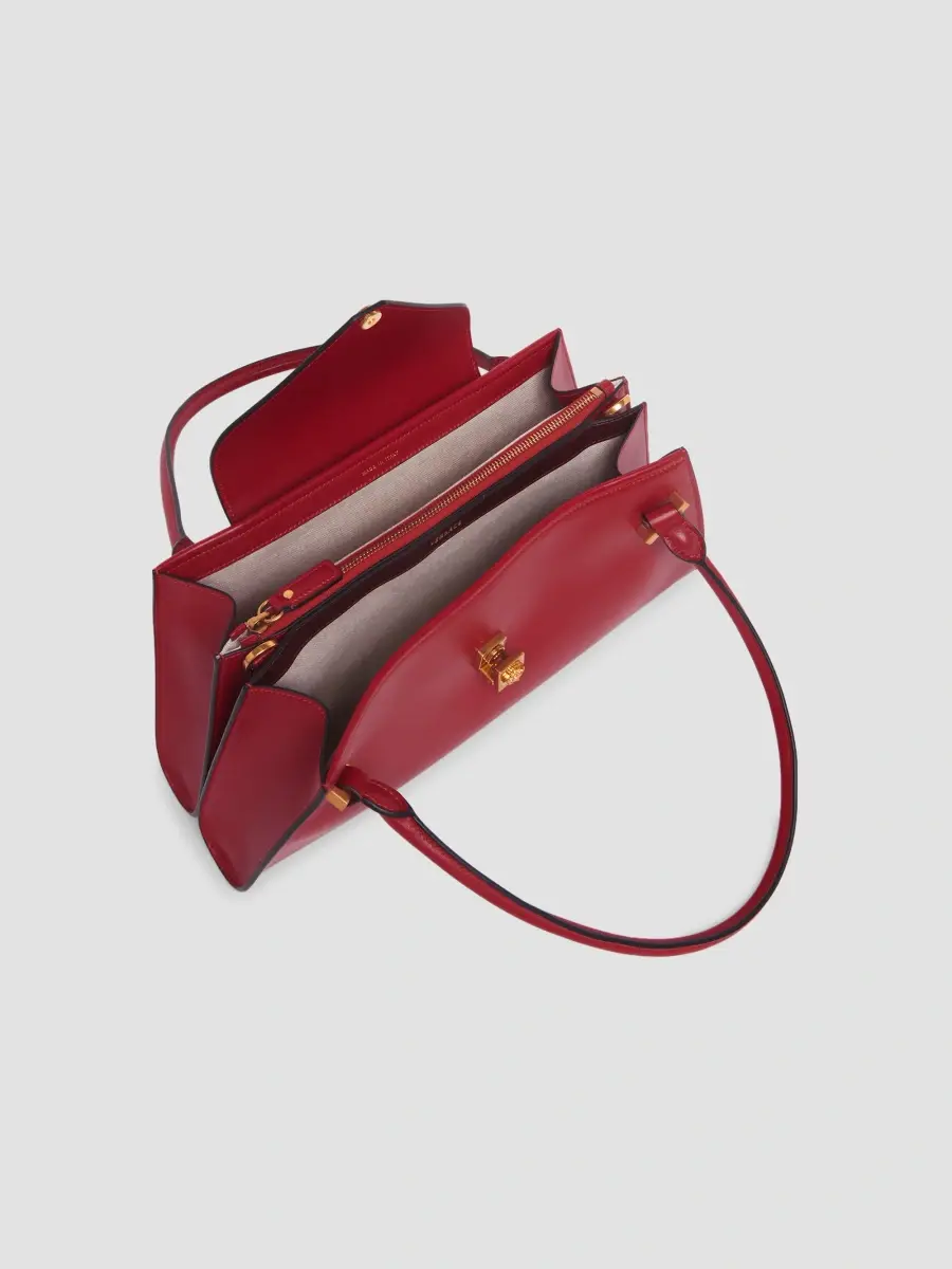 Versace Women's Severine Medium Leather Top Handle Bag | Thumbnail 4