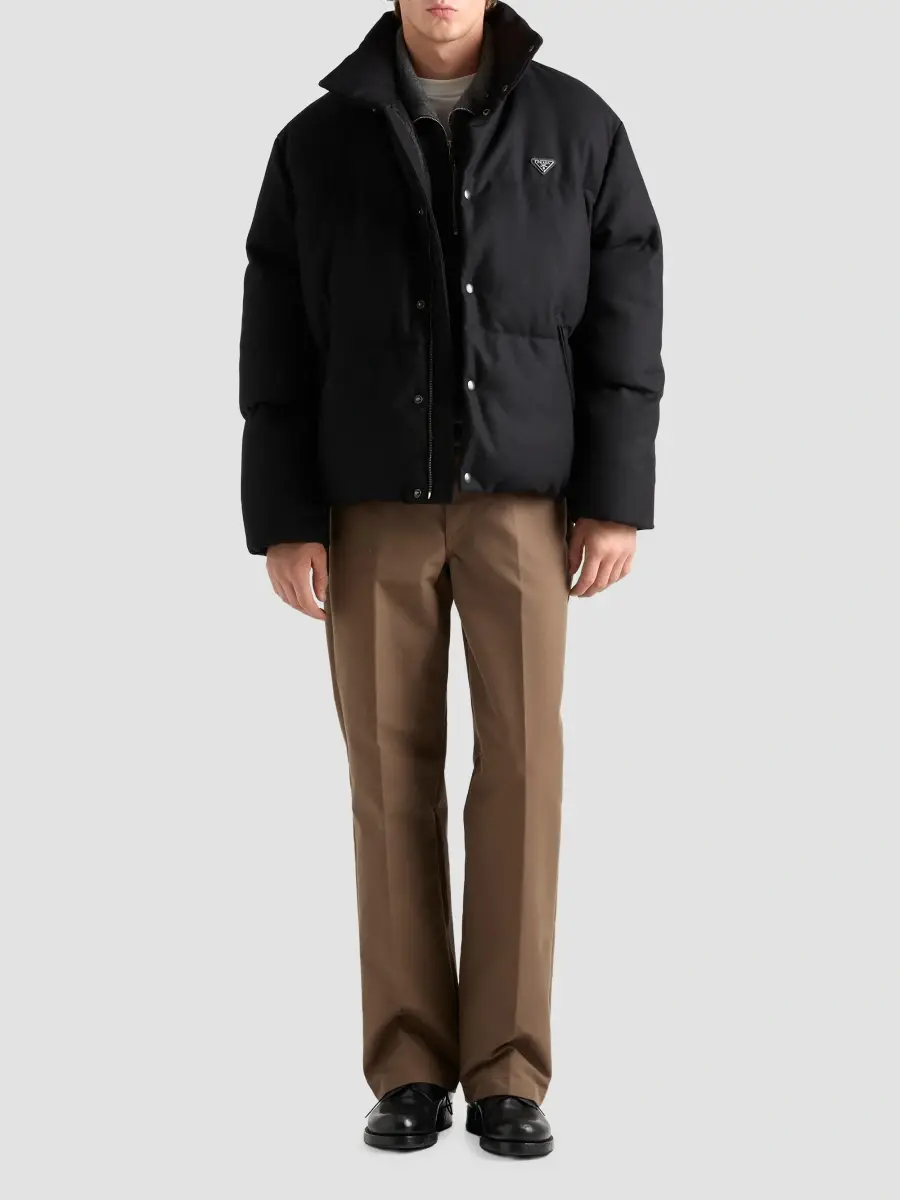 Prada Men's Medium-Weight Re-Wool Down Jacket | Thumbnail 2 Prada Men's Medium-Weight Re-Wool Down Jacket | Thumbnail 2