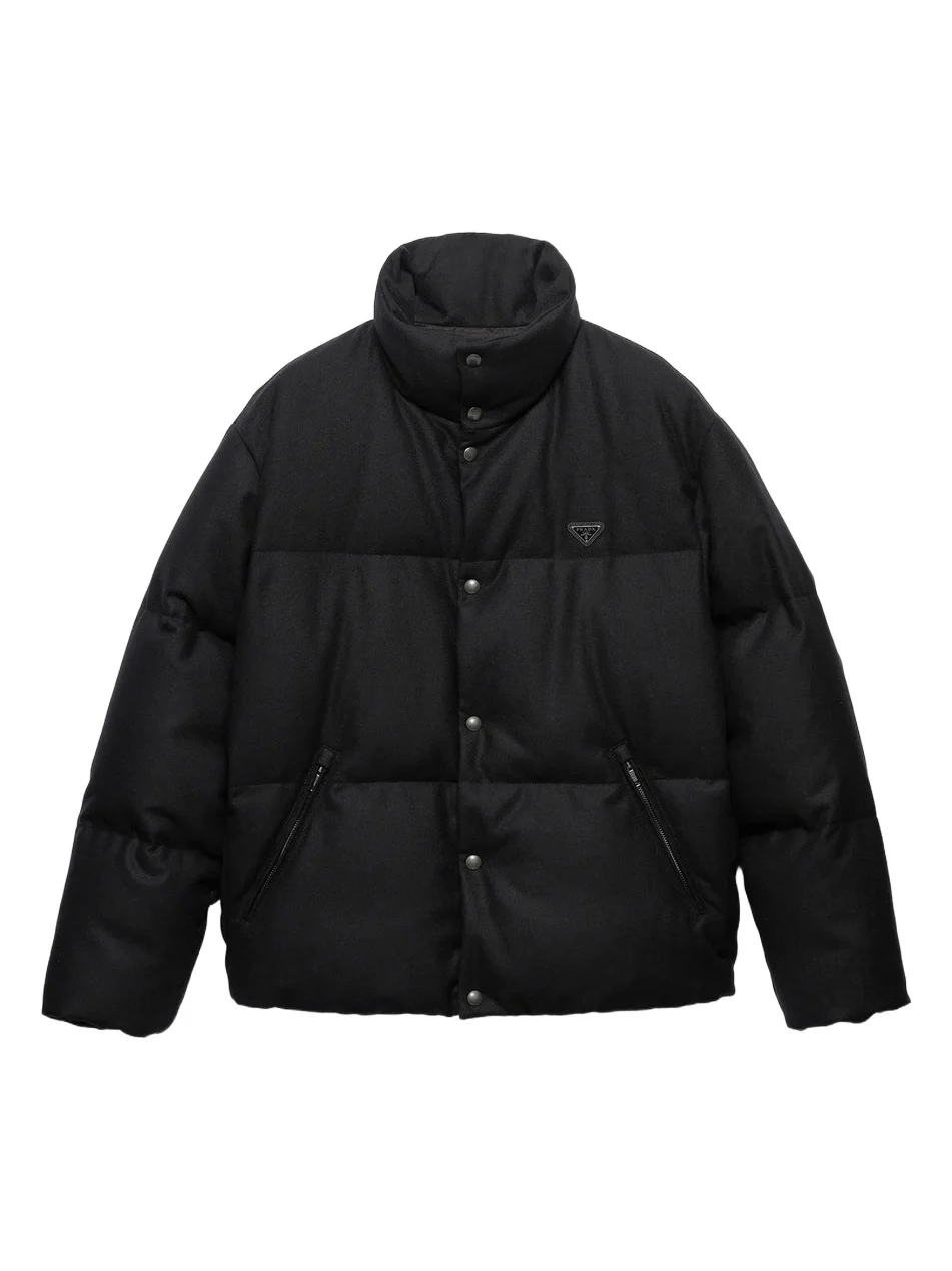 Prada Men's Medium-Weight Re-Wool Down Jacket