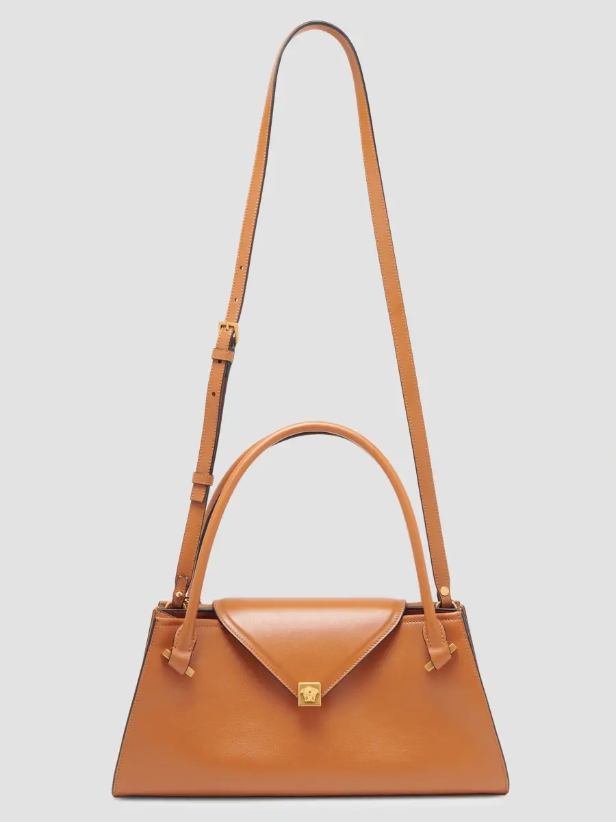 Versace Women's Severine Medium Leather Top Handle Bag | Thumbnail 4 Versace Women's Severine Medium Leather Top Handle Bag | Thumbnail 4