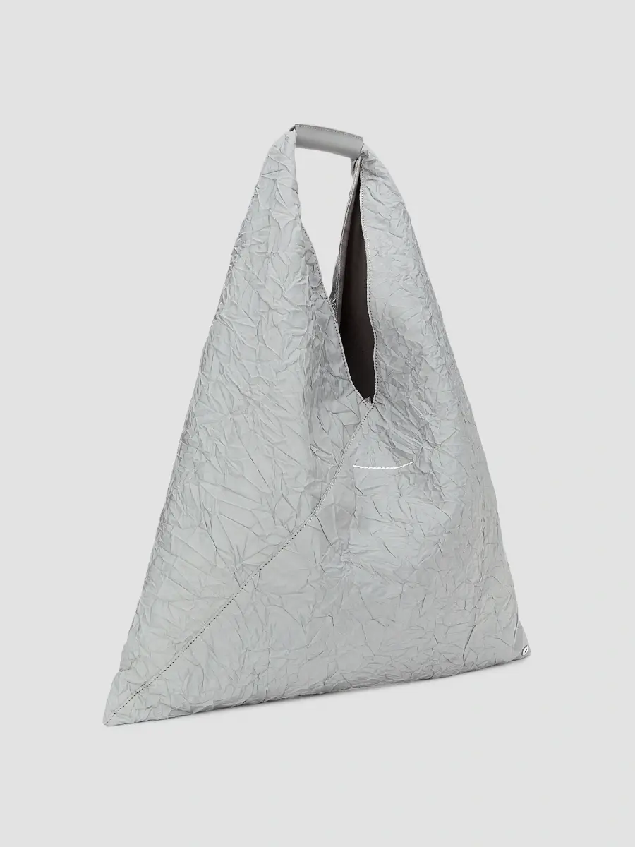 MM6 MAISON MARGIELA Women's Crinkled Japanese Hobo Bag | Thumbnail 3 MM6 MAISON MARGIELA Women's Crinkled Japanese Hobo Bag | Thumbnail 3