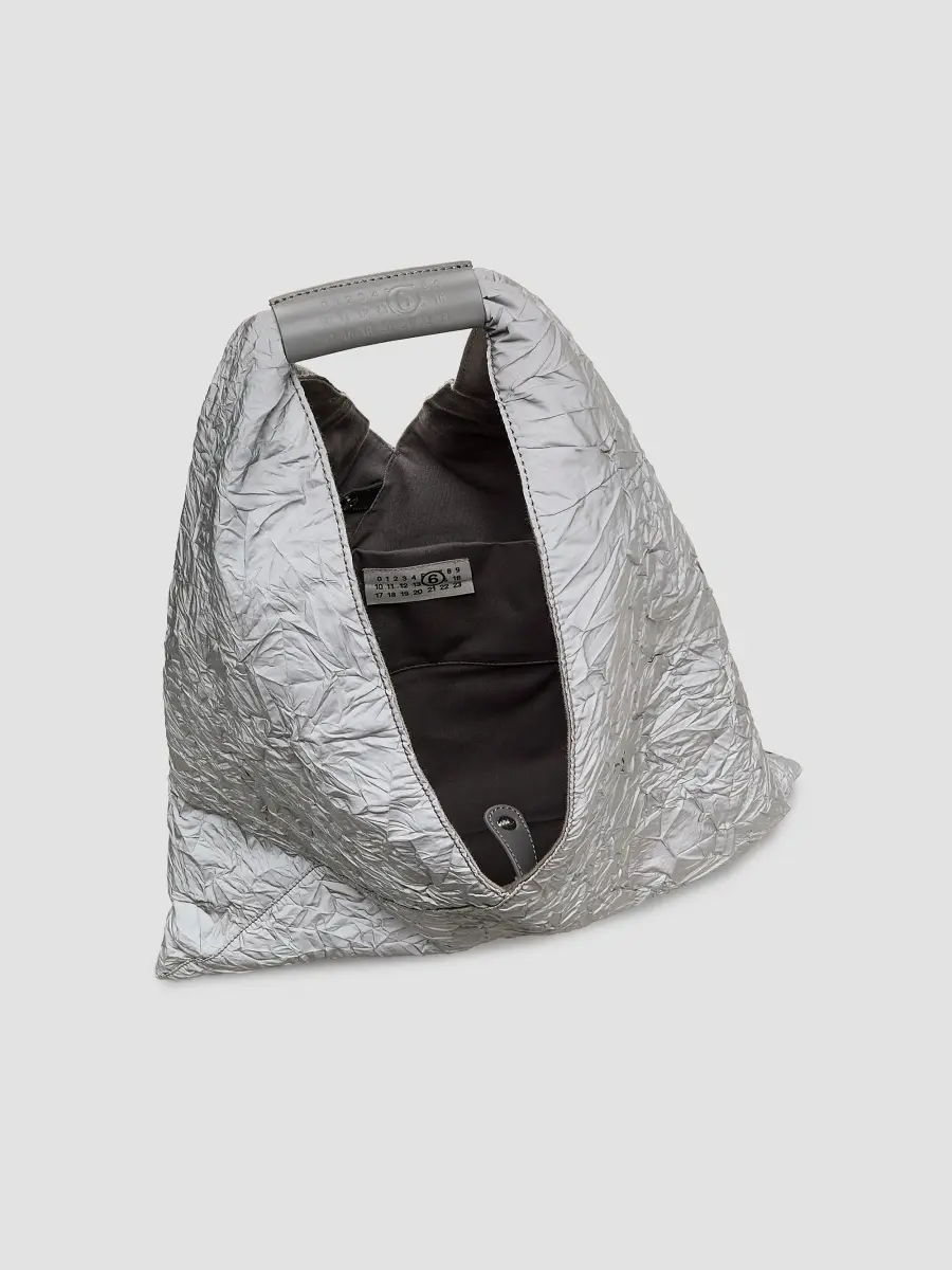 MM6 MAISON MARGIELA Women's Crinkled Japanese Hobo Bag | Thumbnail 4 MM6 MAISON MARGIELA Women's Crinkled Japanese Hobo Bag | Thumbnail 4