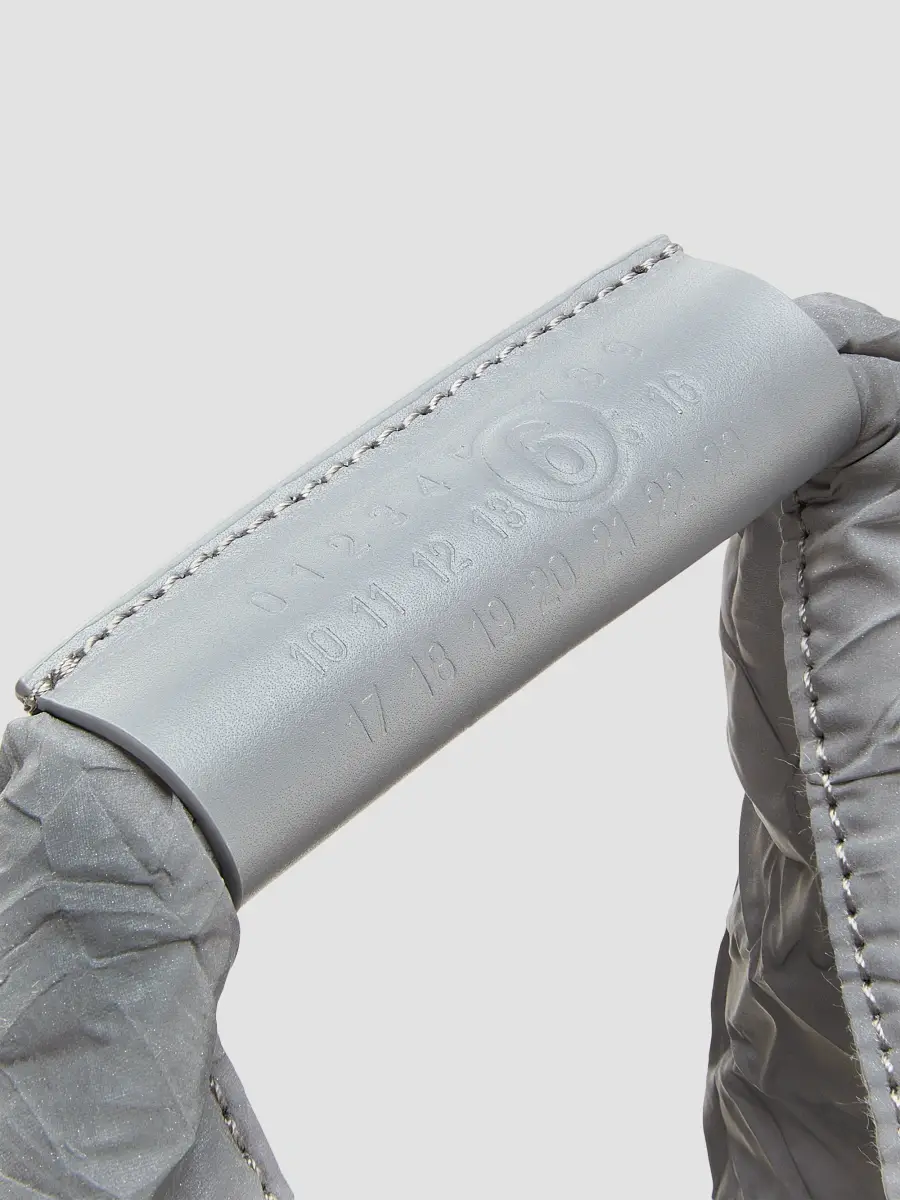 MM6 MAISON MARGIELA Women's Crinkled Japanese Hobo Bag | Thumbnail 7 MM6 MAISON MARGIELA Women's Crinkled Japanese Hobo Bag | Thumbnail 7