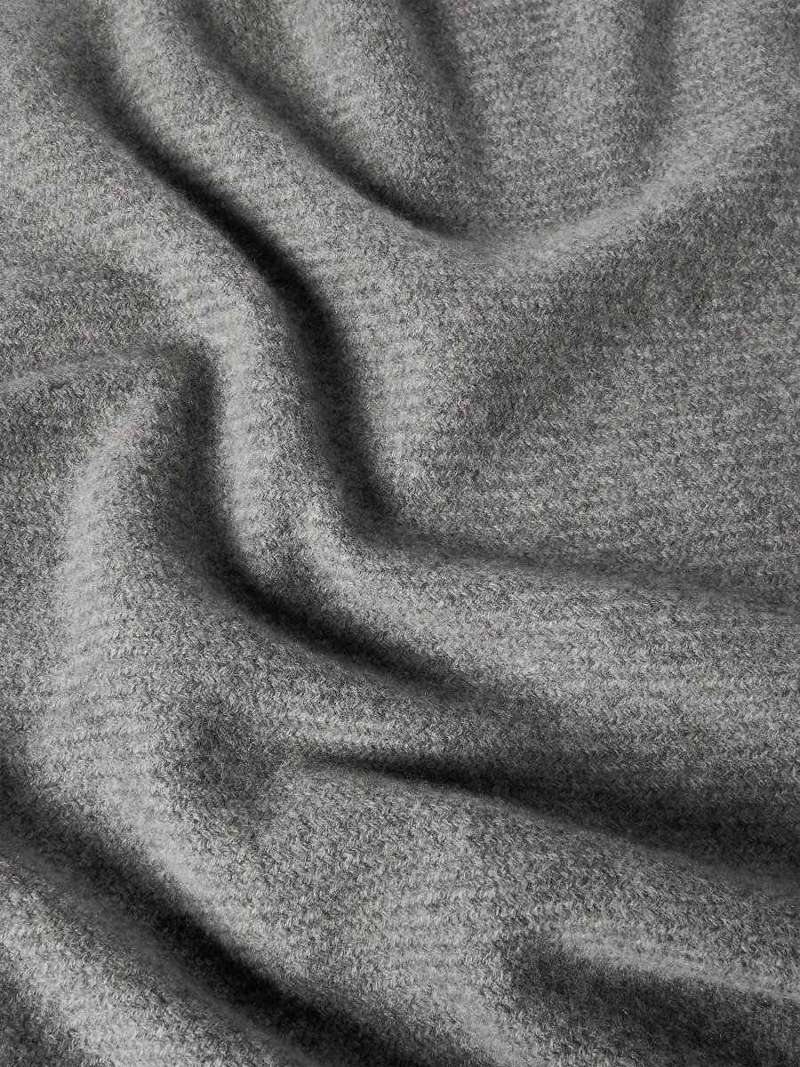 Brunello Cucinelli Men's Cashmere Diagonal Scarf | Thumbnail 3 Brunello Cucinelli Men's Cashmere Diagonal Scarf | Thumbnail 3