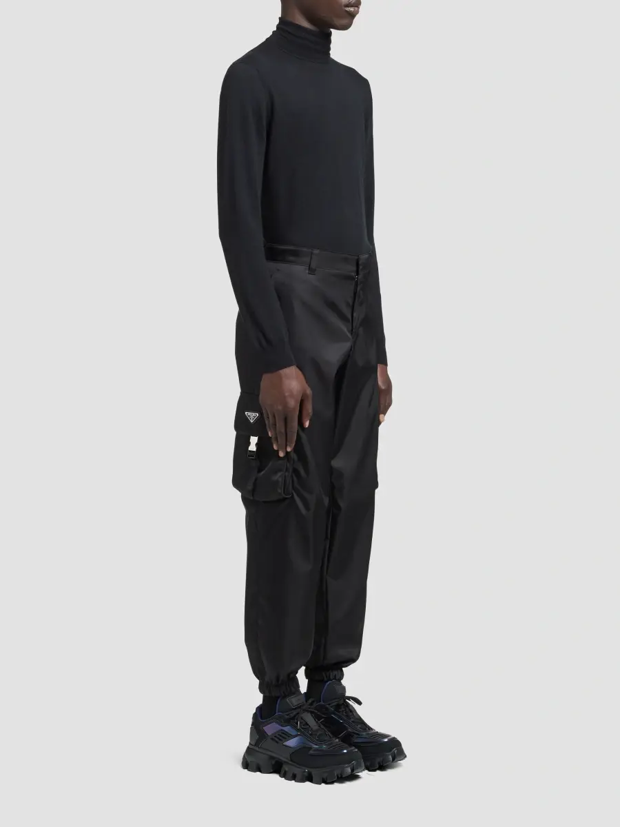 Prada Men's Re-Nylon Pants | Thumbnail 2 Prada Men's Re-Nylon Pants | Thumbnail 2