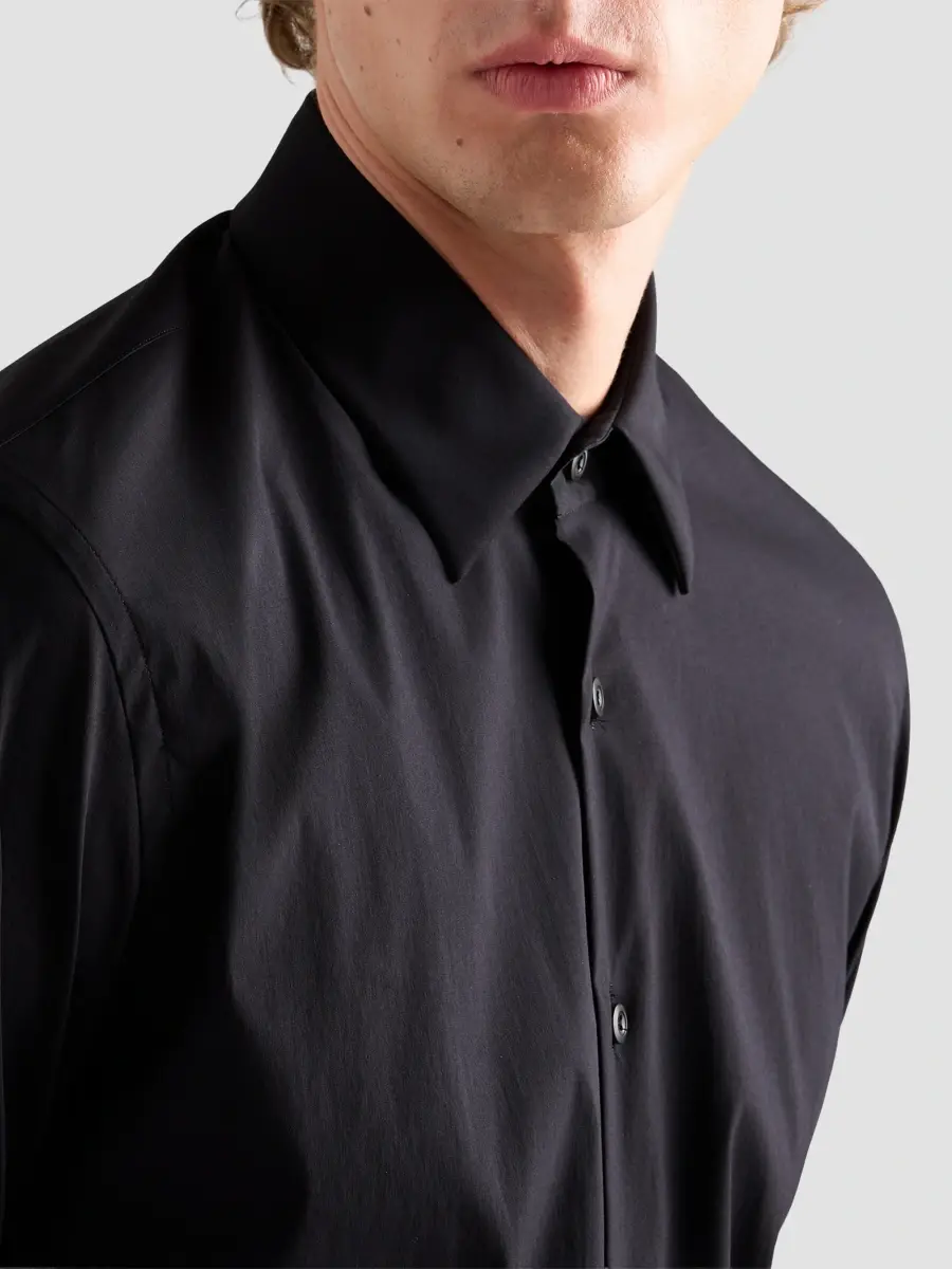 Prada Men's Stretch Cotton Shirt | Thumbnail 5 Prada Men's Stretch Cotton Shirt | Thumbnail 5
