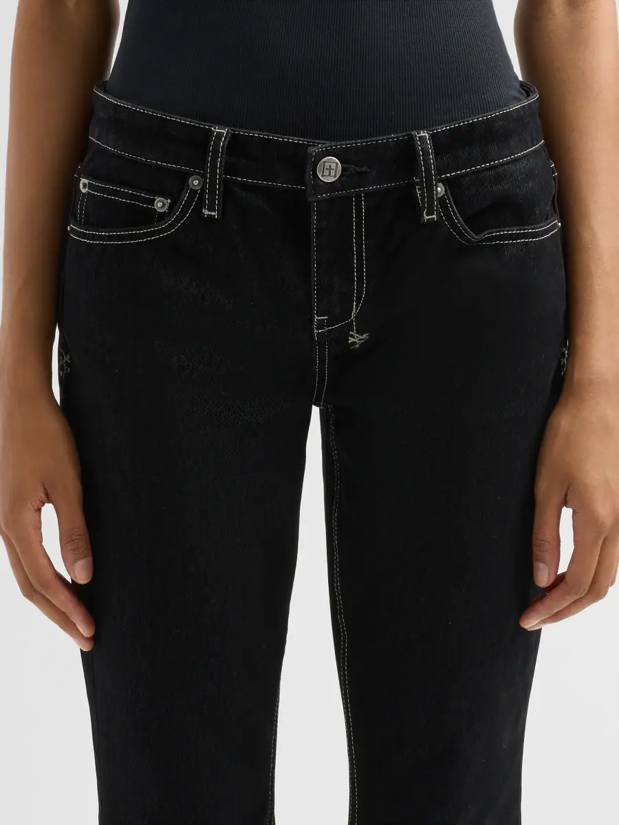 Ksubi Women's Soho Lo Flocked Jeans | Thumbnail 5
