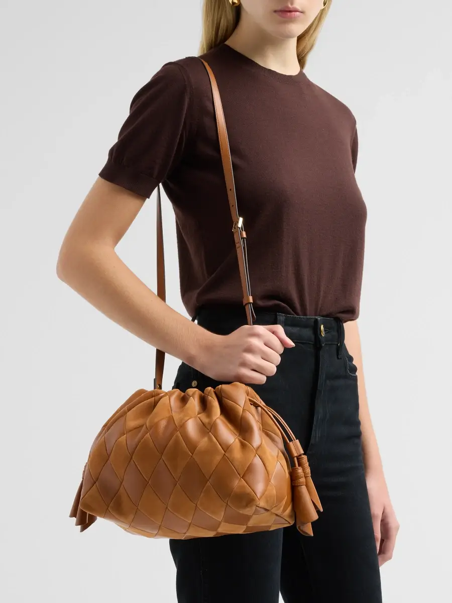 Zimmermann Women's Cloud 91 Medium Leather Clutch | Thumbnail 2