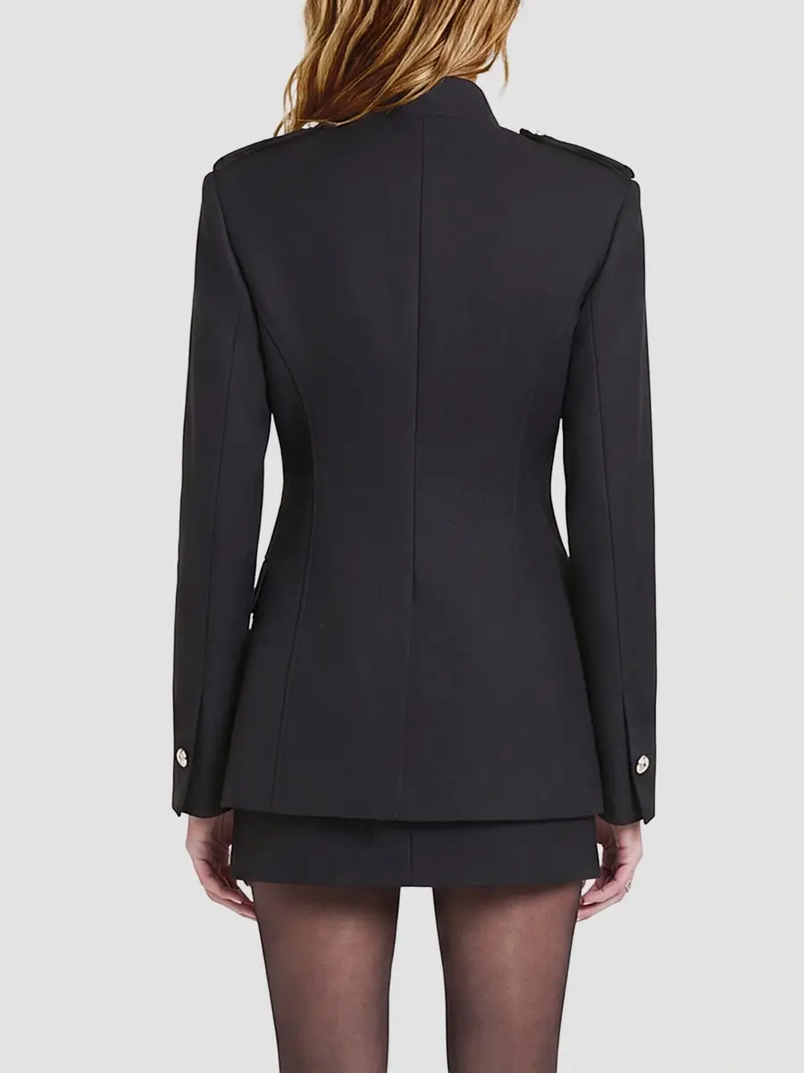 Nicholas the Label Women's Lillith Longline Military Jacket | Thumbnail 3