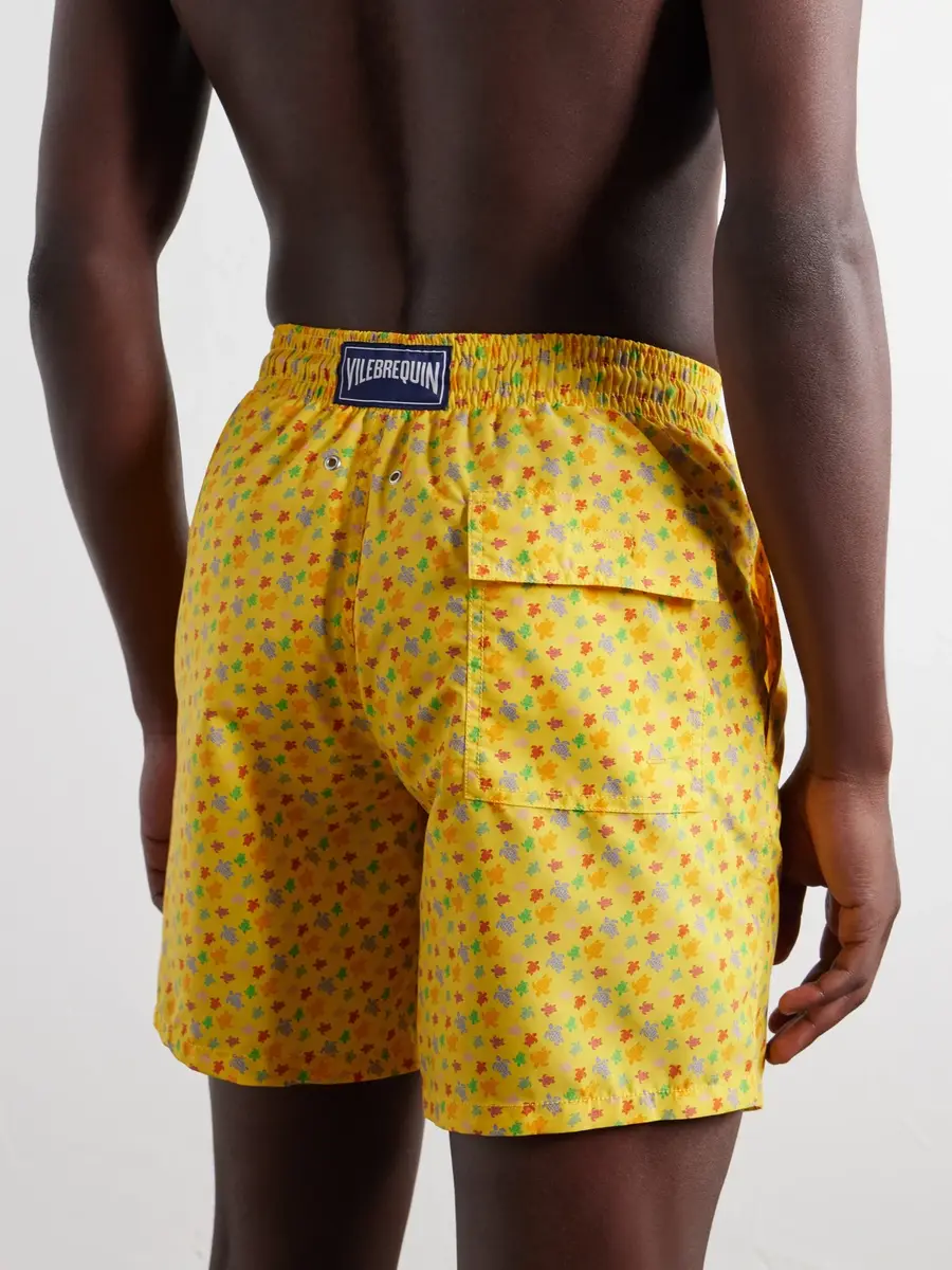Vilebrequin Moorea Straight-Leg Mid-Lenght Printed Shell Swim Shorts Printed Shell Swim Shorts - Men | Thumbnail 3 Vilebrequin Moorea Straight-Leg Mid-Lenght Printed Shell Swim Shorts Printed Shell Swim Shorts - Men | Thumbnail 3