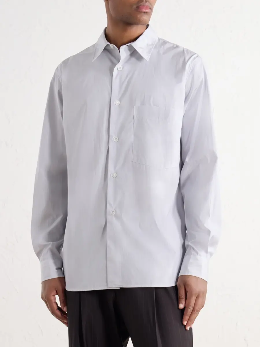 Margaret Howell Point-Collar Pinstriped Cotton-Poplin Shirt - Men | Thumbnail 3 Margaret Howell Point-Collar Pinstriped Cotton-Poplin Shirt - Men | Thumbnail 3