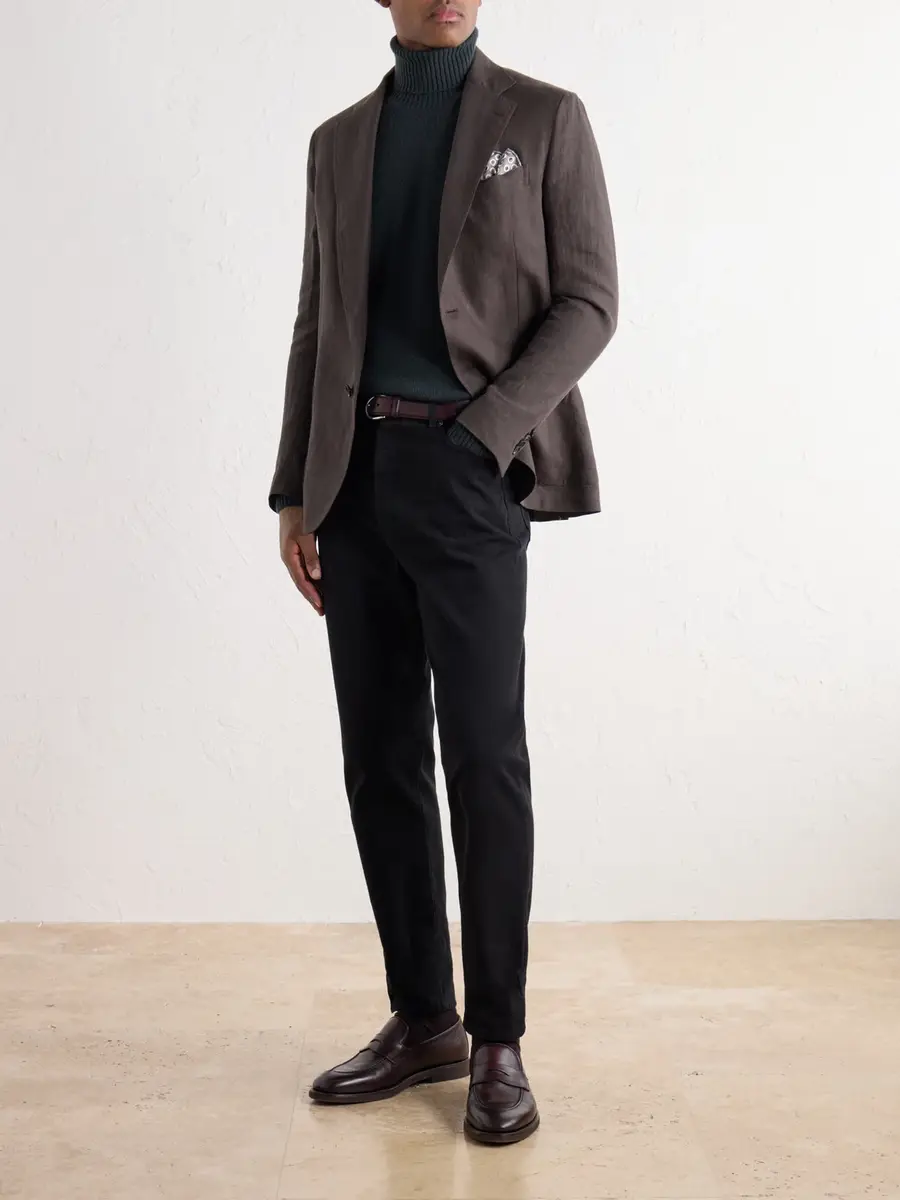 Boglioli Virgin Wool and Cashmere-Blend Rollneck Sweater - Men | Thumbnail 2