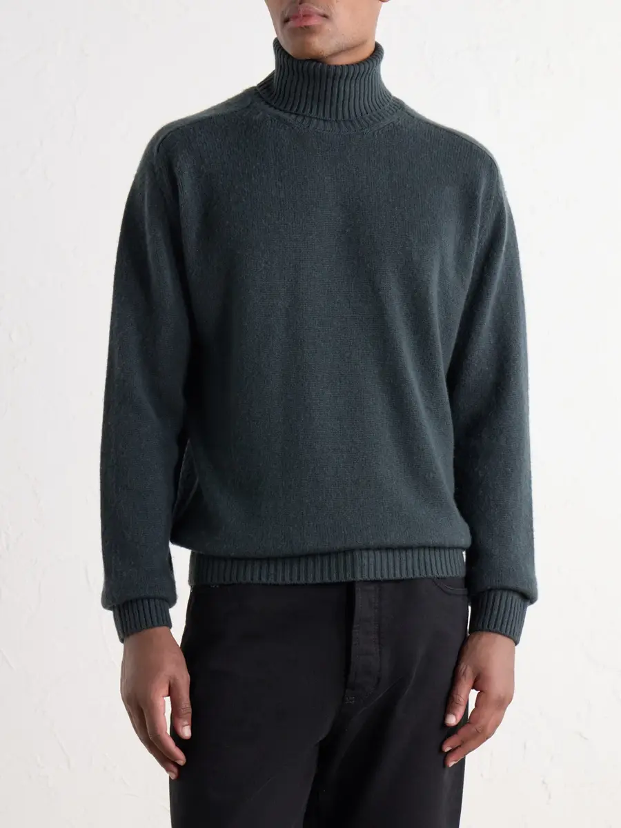 Boglioli Virgin Wool and Cashmere-Blend Rollneck Sweater - Men | Thumbnail 3