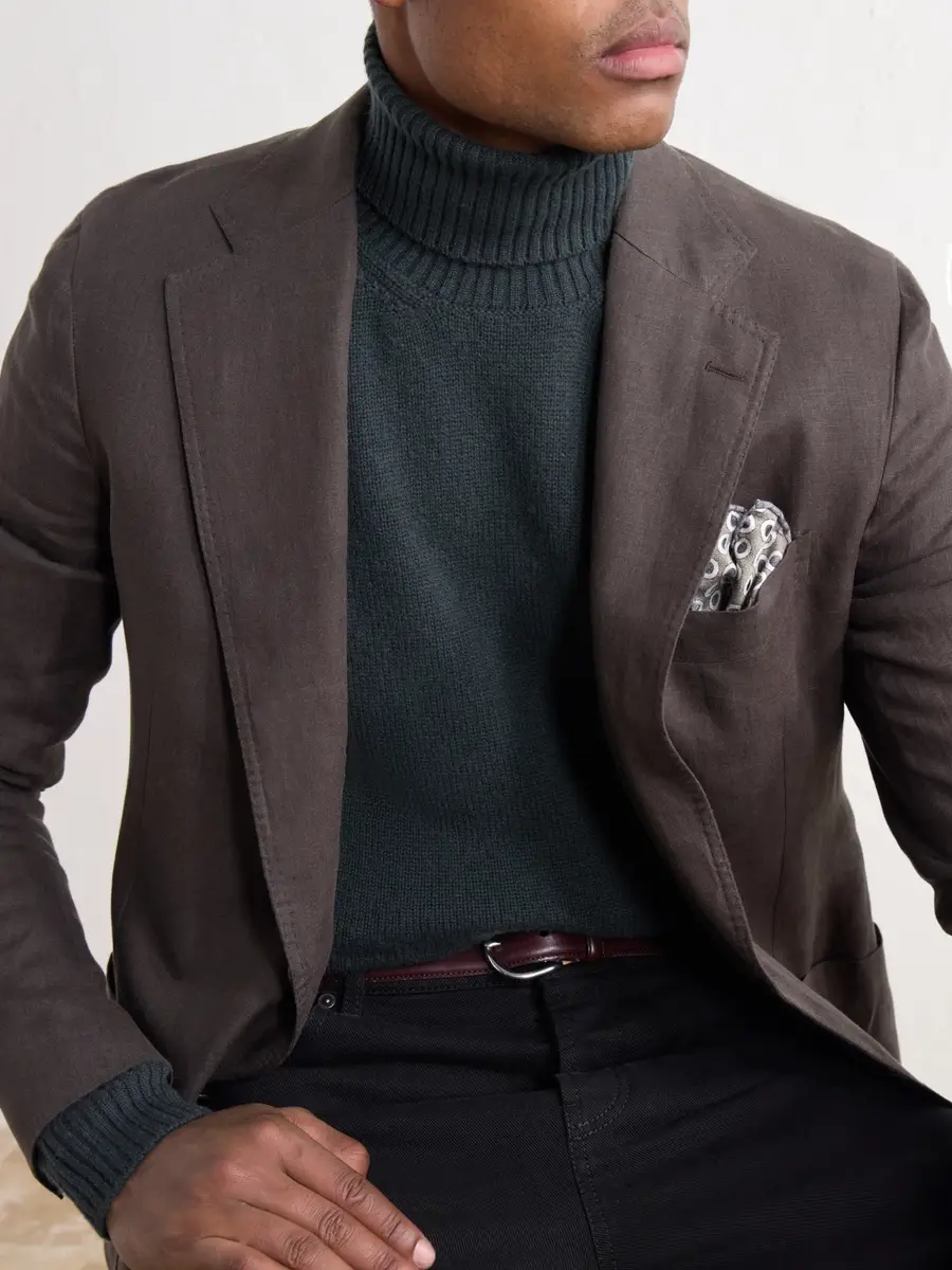 Boglioli Virgin Wool and Cashmere-Blend Rollneck Sweater - Men | Thumbnail 5