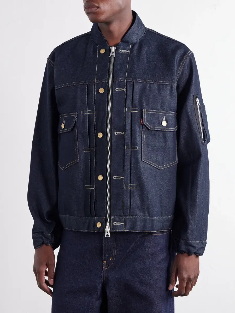 Sacai Levi's Denim Jacket - Men | Thumbnail 3 Sacai Levi's Denim Jacket - Men | Thumbnail 3