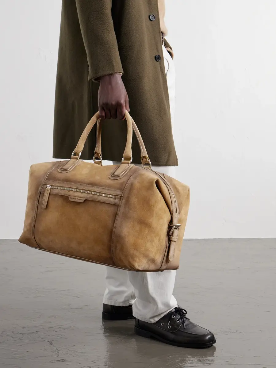 Officine Creative Jules/006 Suede Weekend Bag - Men | Thumbnail 2 Officine Creative Jules/006 Suede Weekend Bag - Men | Thumbnail 2
