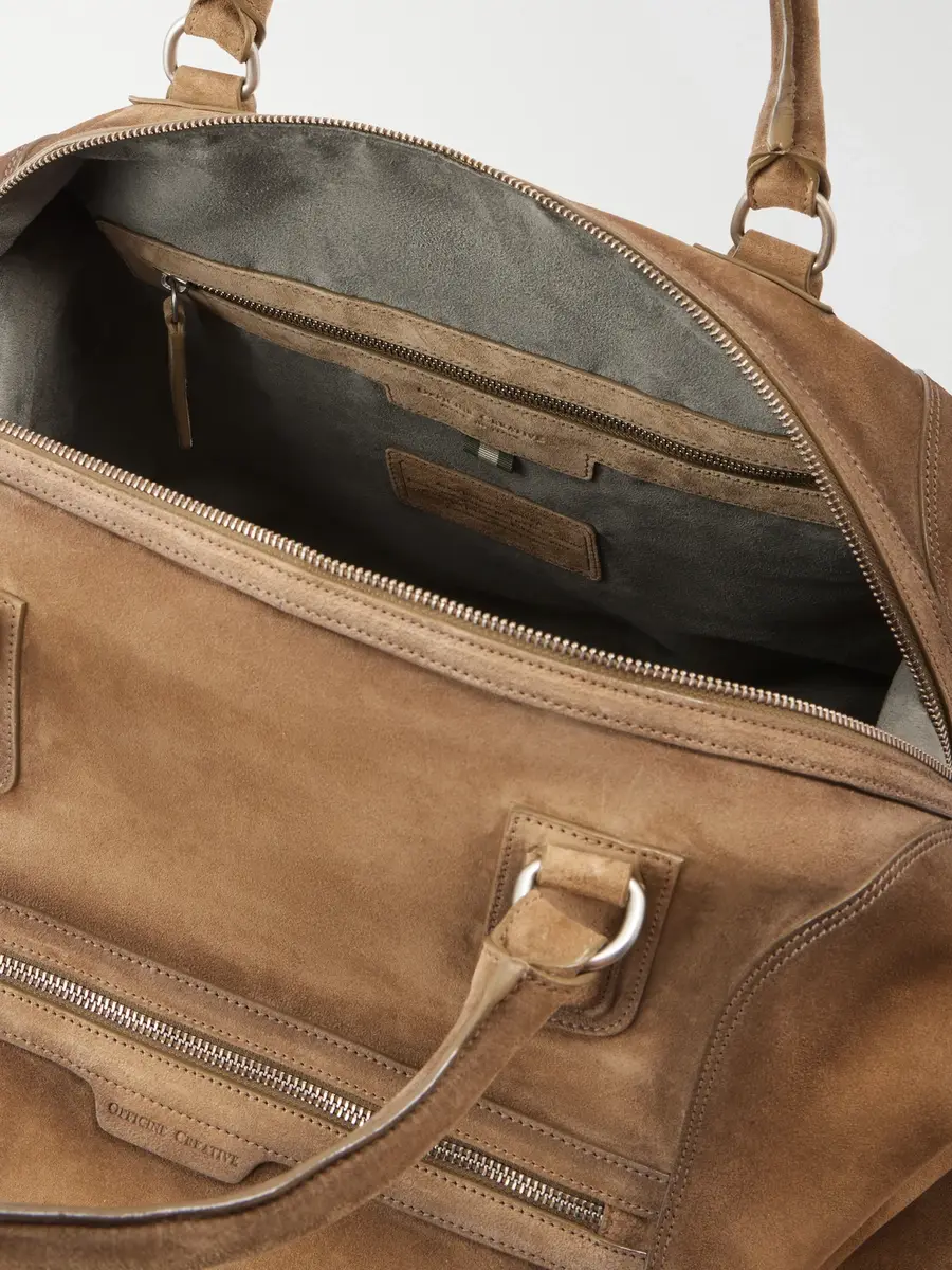 Officine Creative Jules/006 Suede Weekend Bag - Men | Thumbnail 6 Officine Creative Jules/006 Suede Weekend Bag - Men | Thumbnail 6