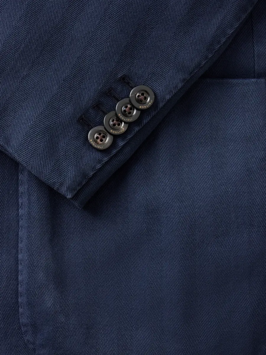 Boglioli Herringbone Cotton and Cashmere-Blend Twill Suit Jacket - Men | Thumbnail 6 Boglioli Herringbone Cotton and Cashmere-Blend Twill Suit Jacket - Men | Thumbnail 6