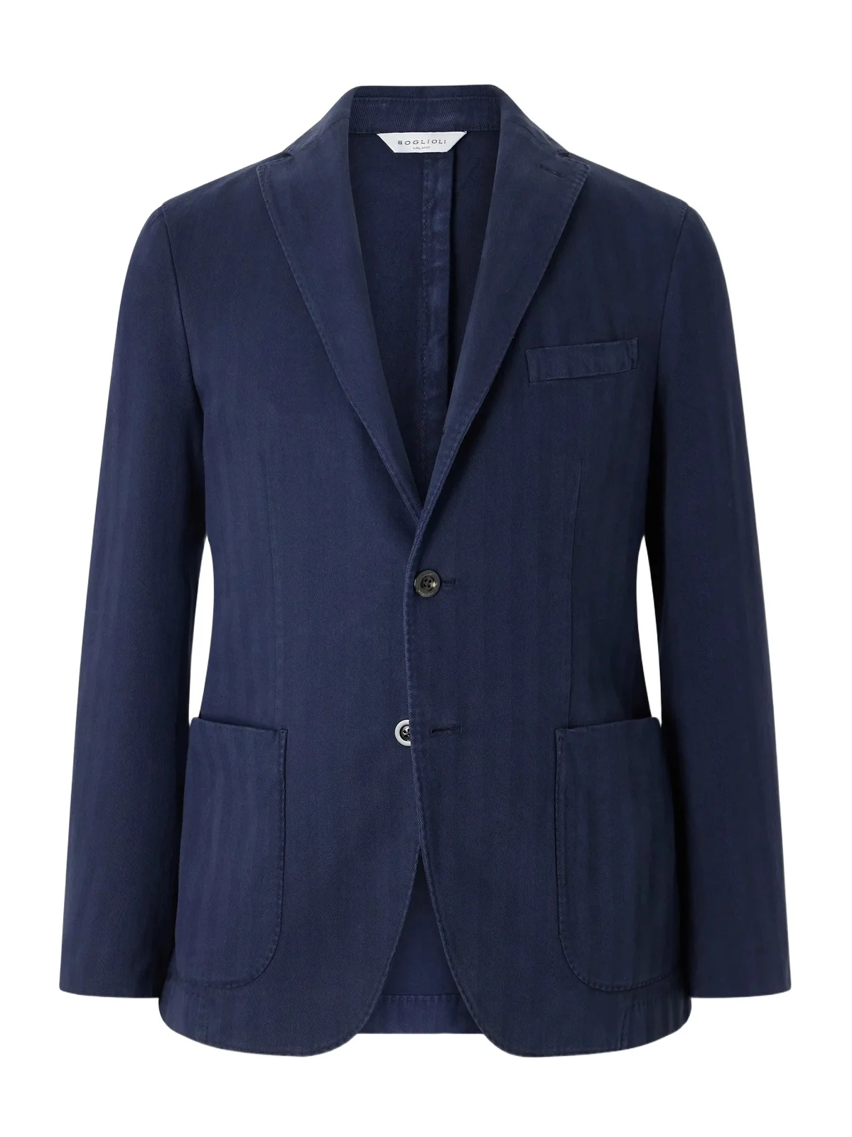 Boglioli Herringbone Cotton and Cashmere-Blend Twill Suit Jacket - Men