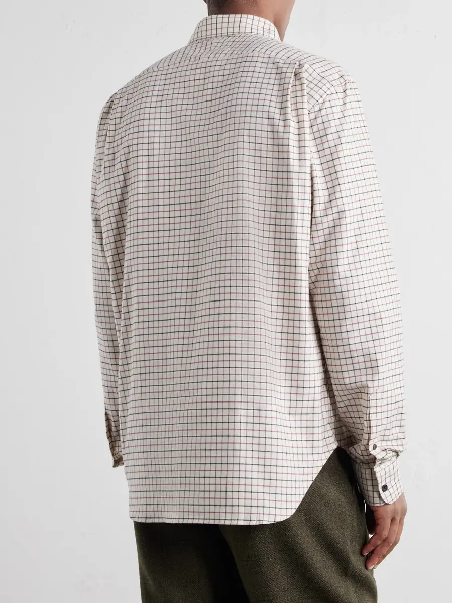 Purdey Checked Cotton-Flannel Shirt - Men | Thumbnail 4 Purdey Checked Cotton-Flannel Shirt - Men | Thumbnail 4