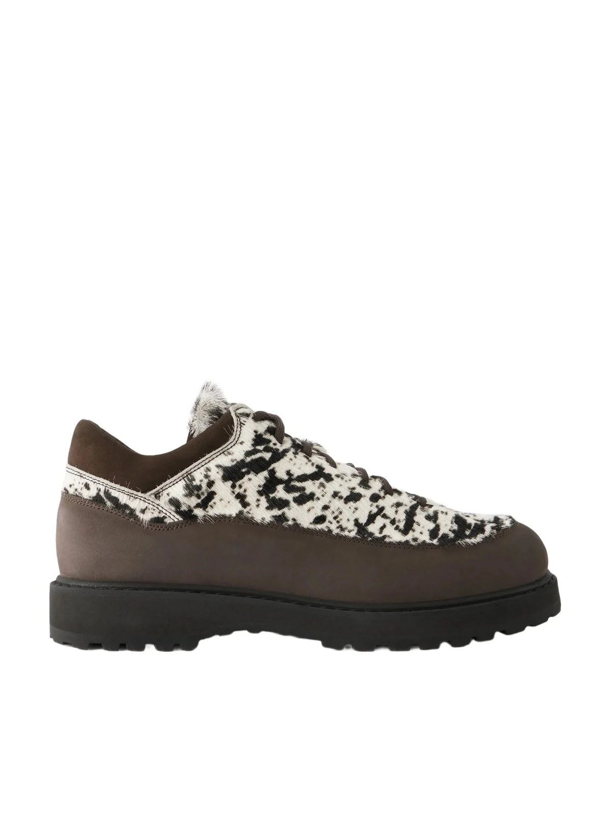 Diemme Cornaro Gala Suede-Trimmed Calf-Hair Hiking Boots - Men
