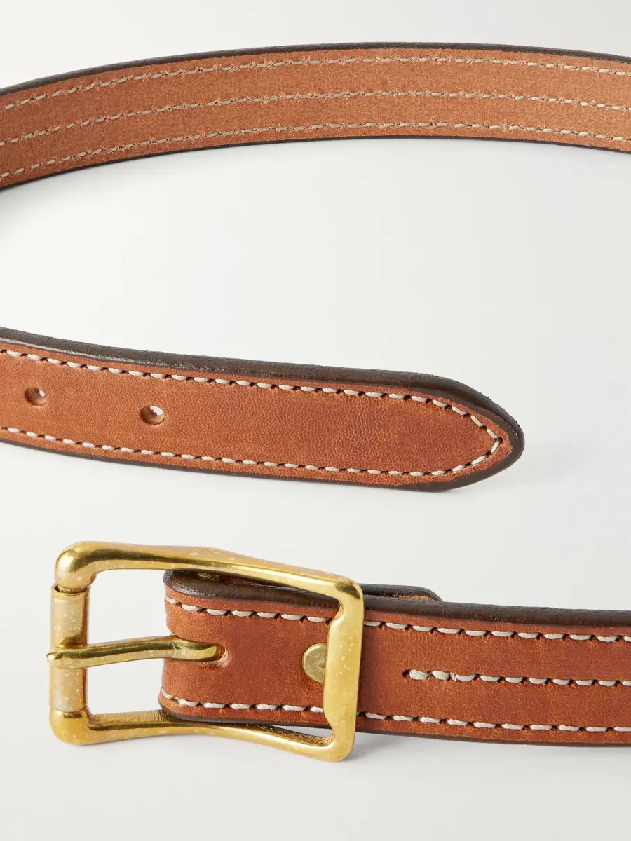 Yuketen 2.5cm Leather Belt - Men | Thumbnail 3 Yuketen 2.5cm Leather Belt - Men | Thumbnail 3
