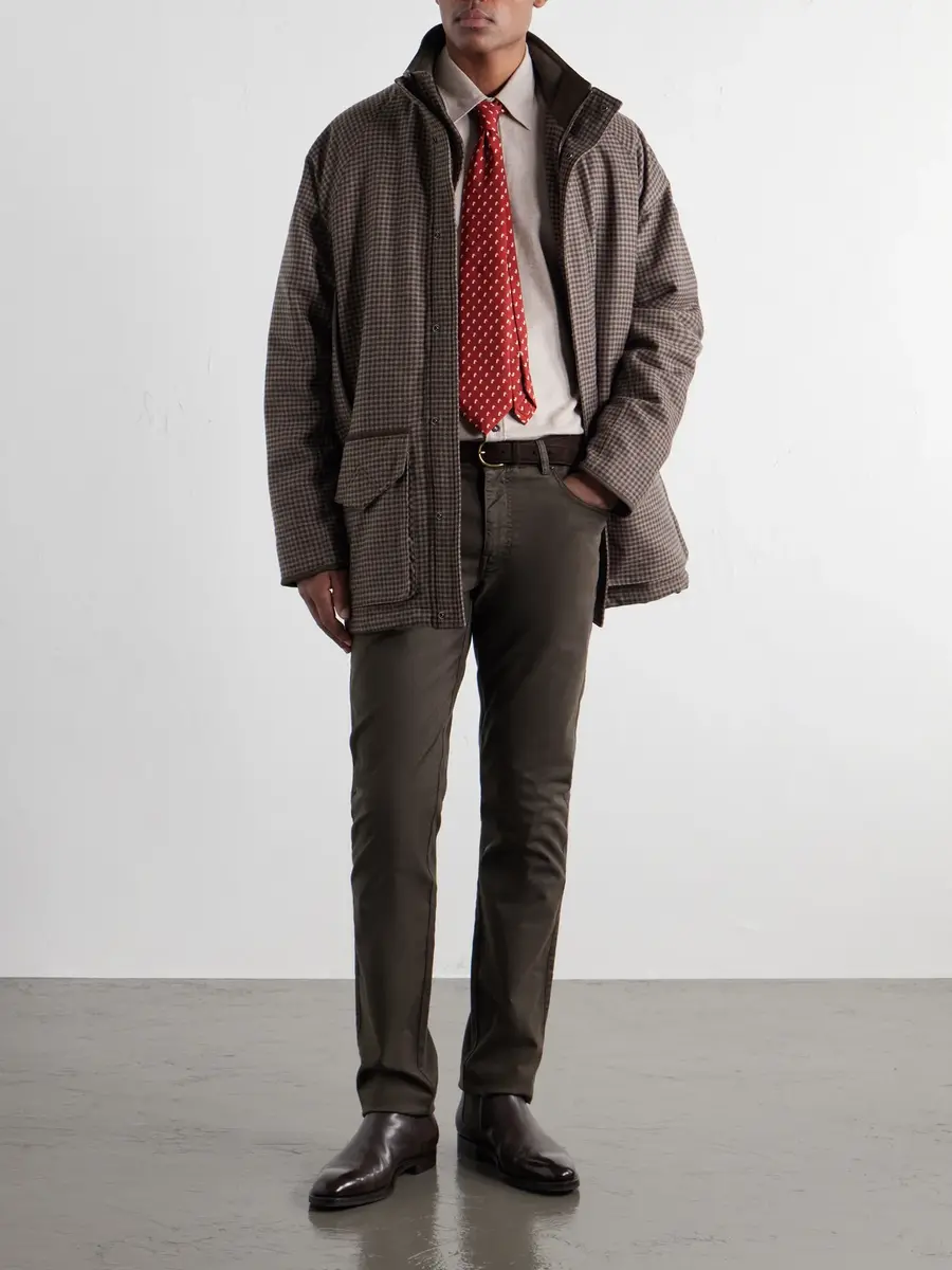 Purdey Cotton-Herringbone Shirt - Men | Thumbnail 2 Purdey Cotton-Herringbone Shirt - Men | Thumbnail 2