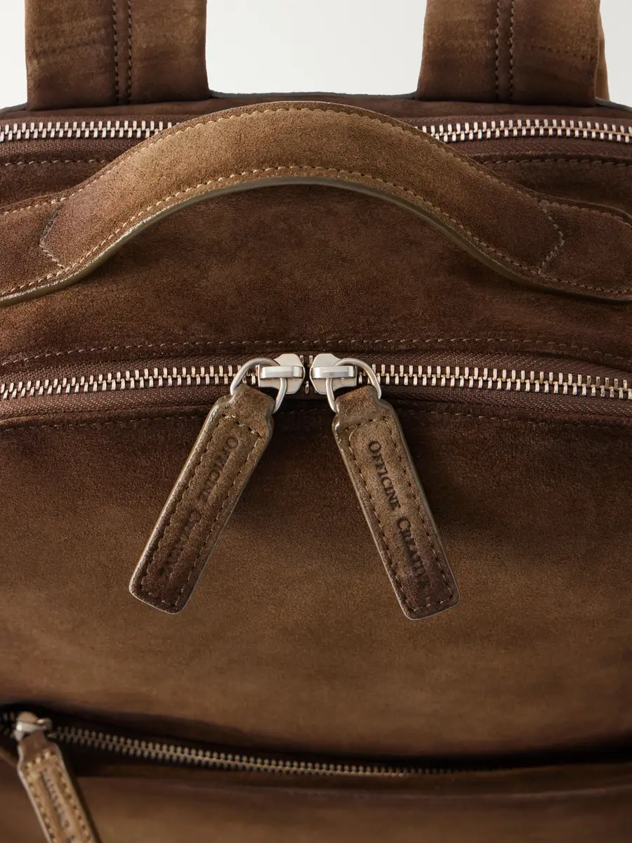 Officine Creative Quentin/023 Suede Backpack - Men | Thumbnail 5 Officine Creative Quentin/023 Suede Backpack - Men | Thumbnail 5
