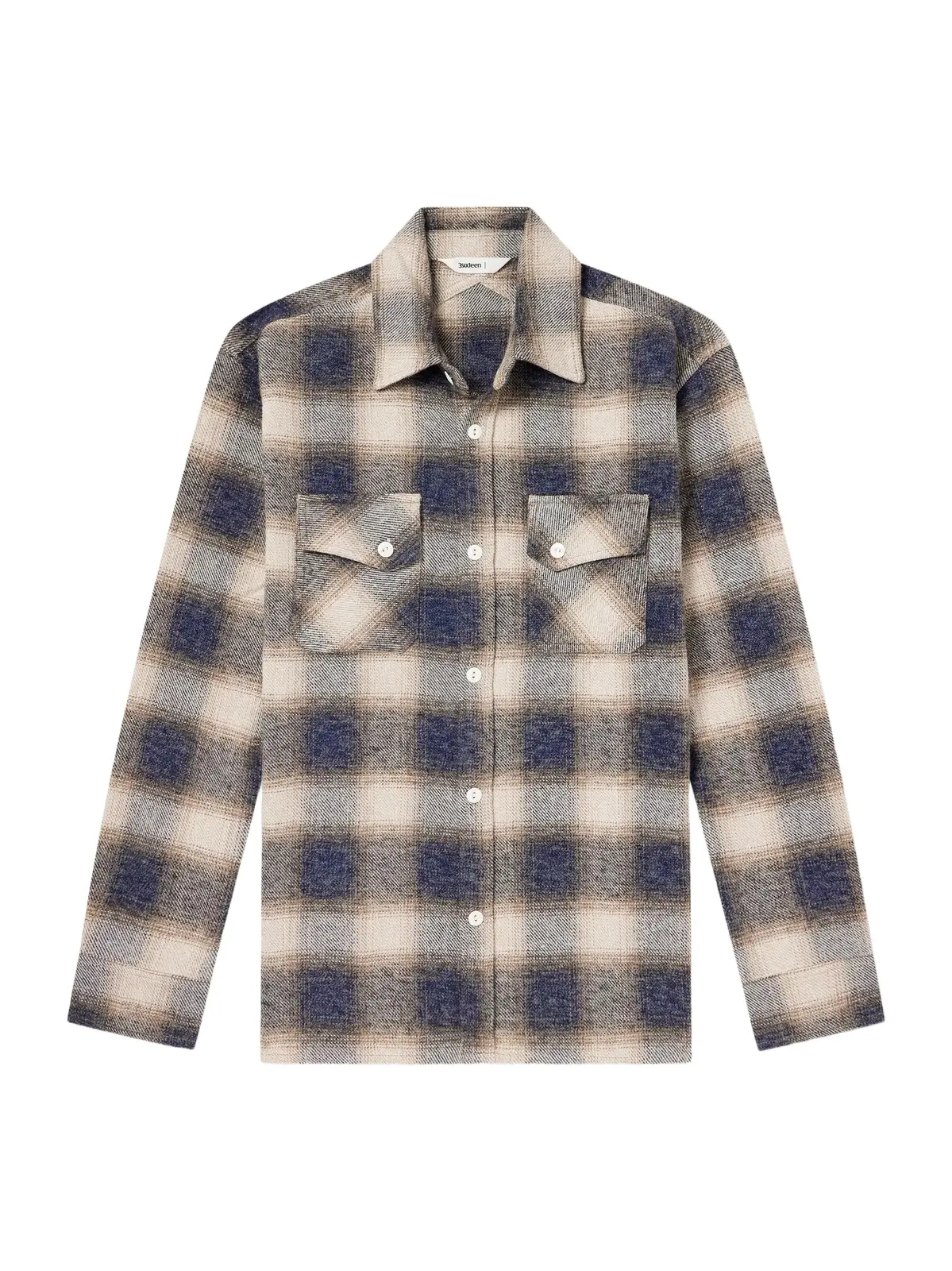 3sixteen Crosscut Checked Cotton-Flannel Shirt - Men