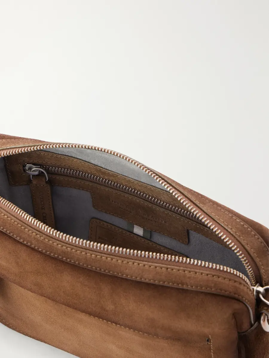 Officine Creative Quentin 25 Suede Messenger Bag - Men | Thumbnail 6