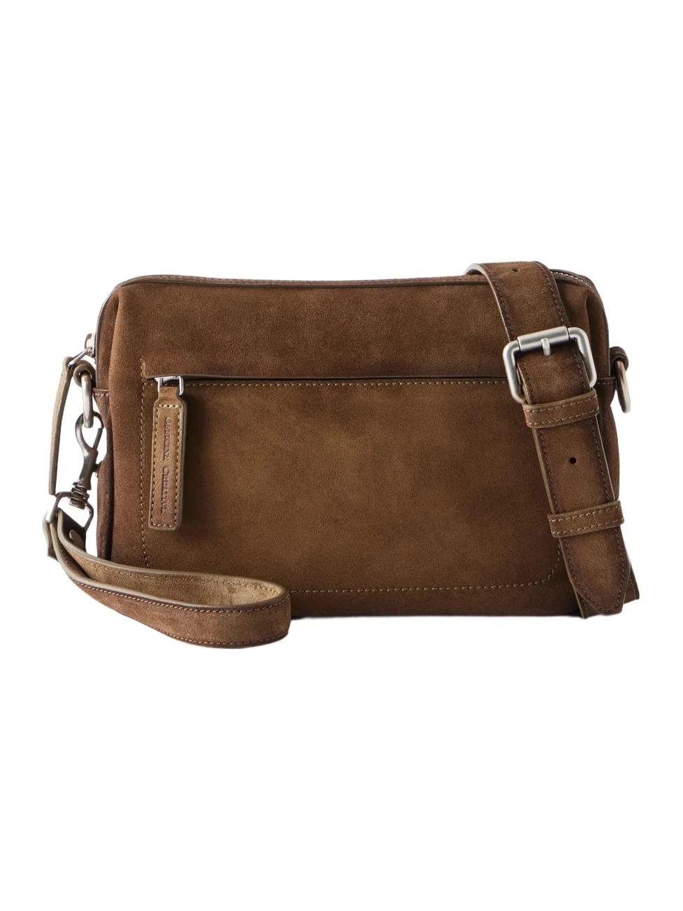 Quentin 25 Suede Messenger Bag - Men Quentin 25 Suede Messenger Bag - Men