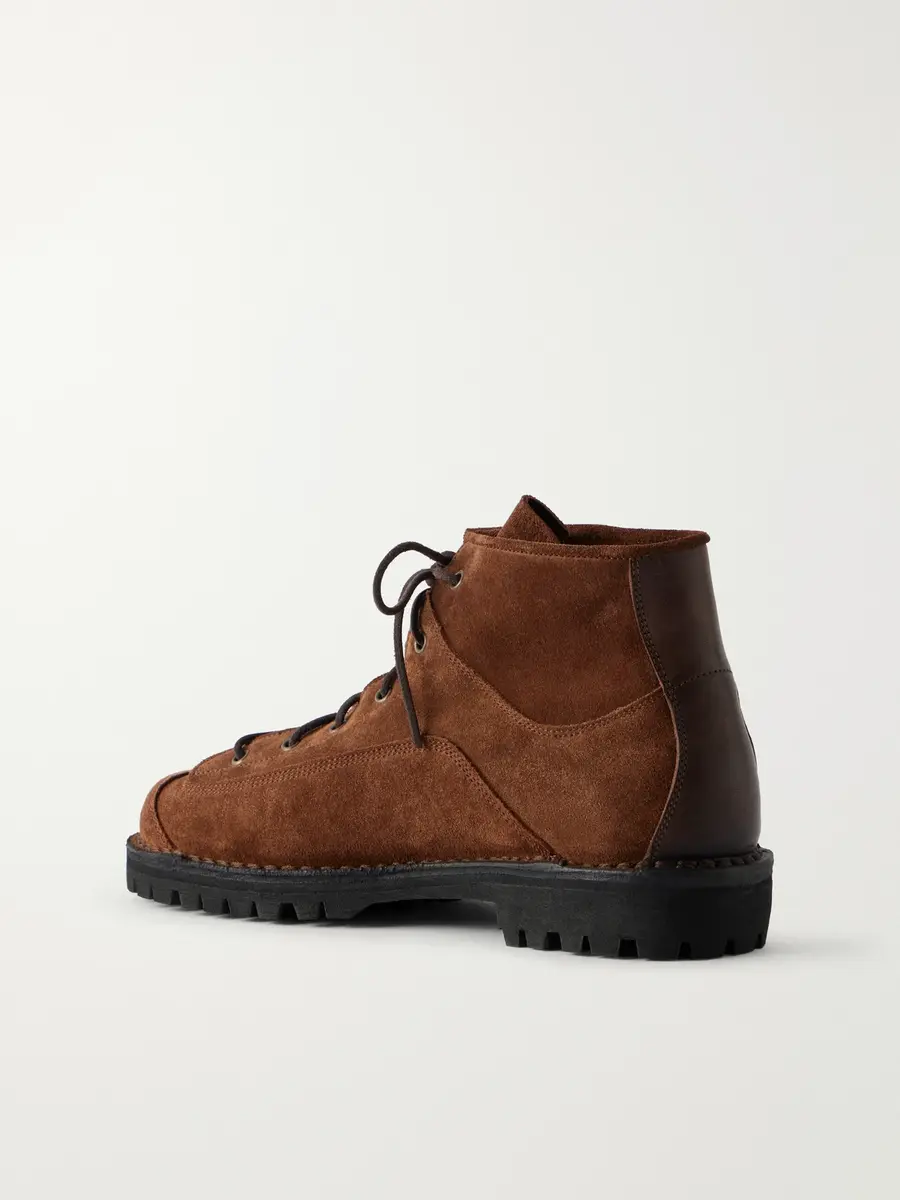 Yuketen Saldatore Leather-Trimmed Suede Boots - Men | Thumbnail 4