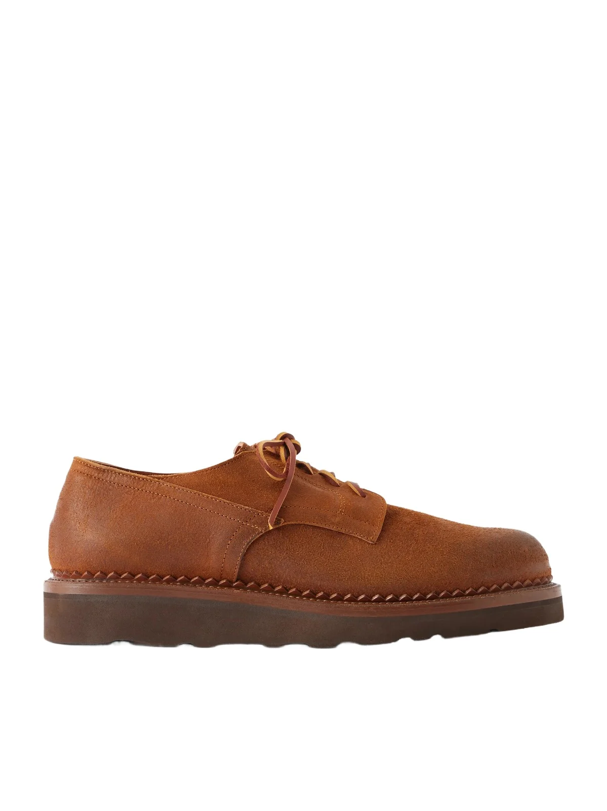 Yuketen Waxed Suede Derby Shoes - Men