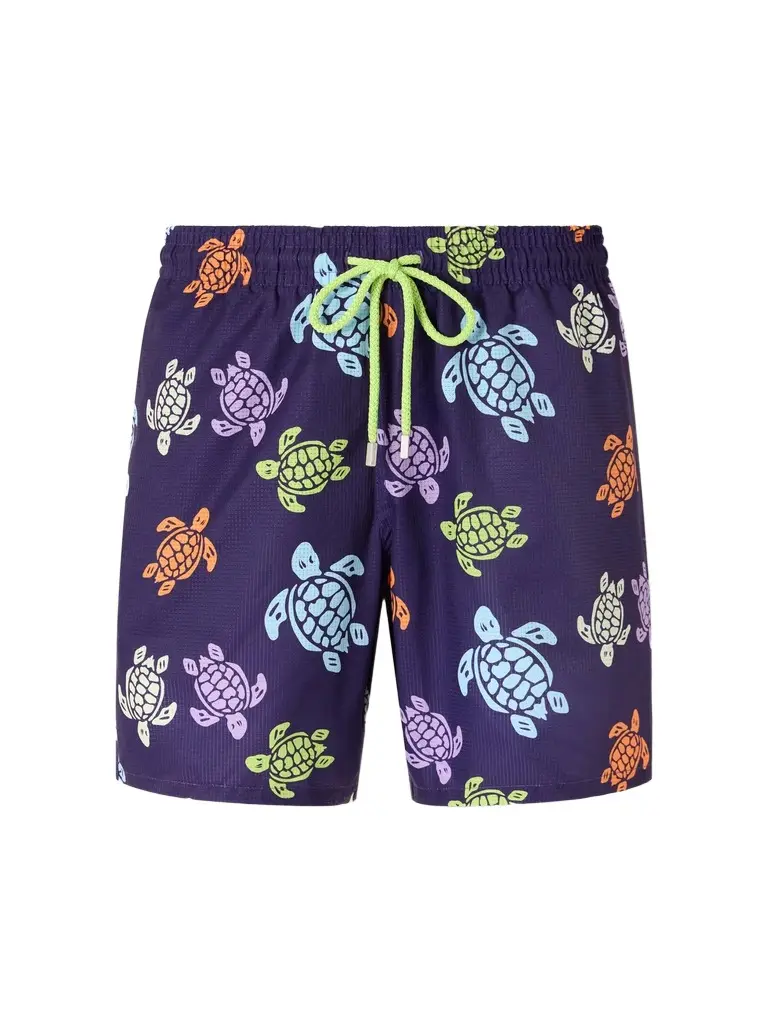 Vilebrequin Mahina Straight-Leg Mid-Lenght Printed Shell Swim Shorts - Men
