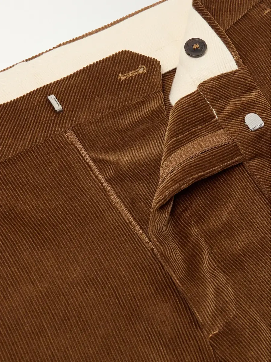 Purdey Straight-Leg Cotton-Blend Corduroy Trousers - Men | Thumbnail 6 Purdey Straight-Leg Cotton-Blend Corduroy Trousers - Men | Thumbnail 6