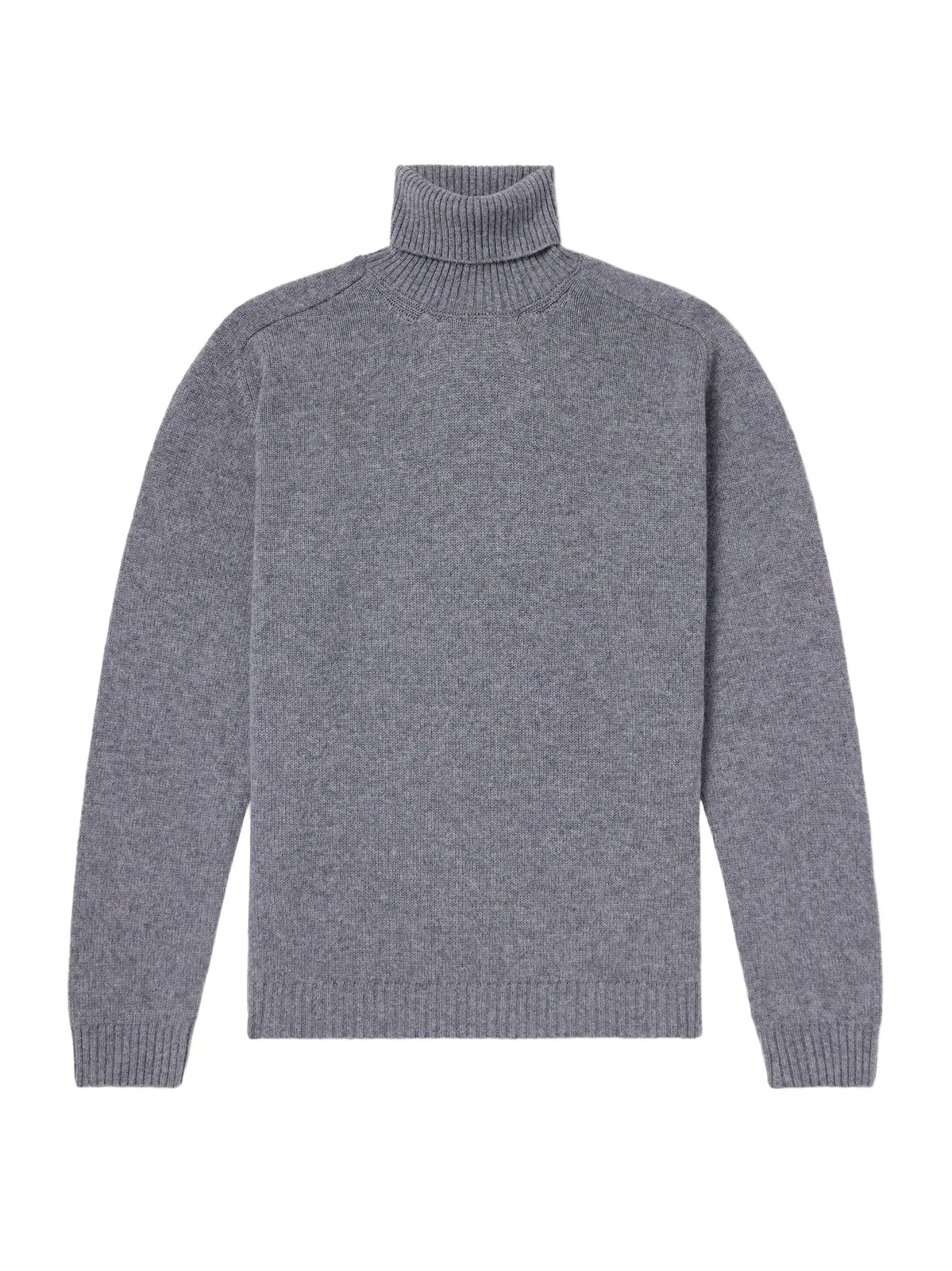 Virgin Wool and Cashmere-Blend Rollneck Sweater - Men Virgin Wool and Cashmere-Blend Rollneck Sweater - Men