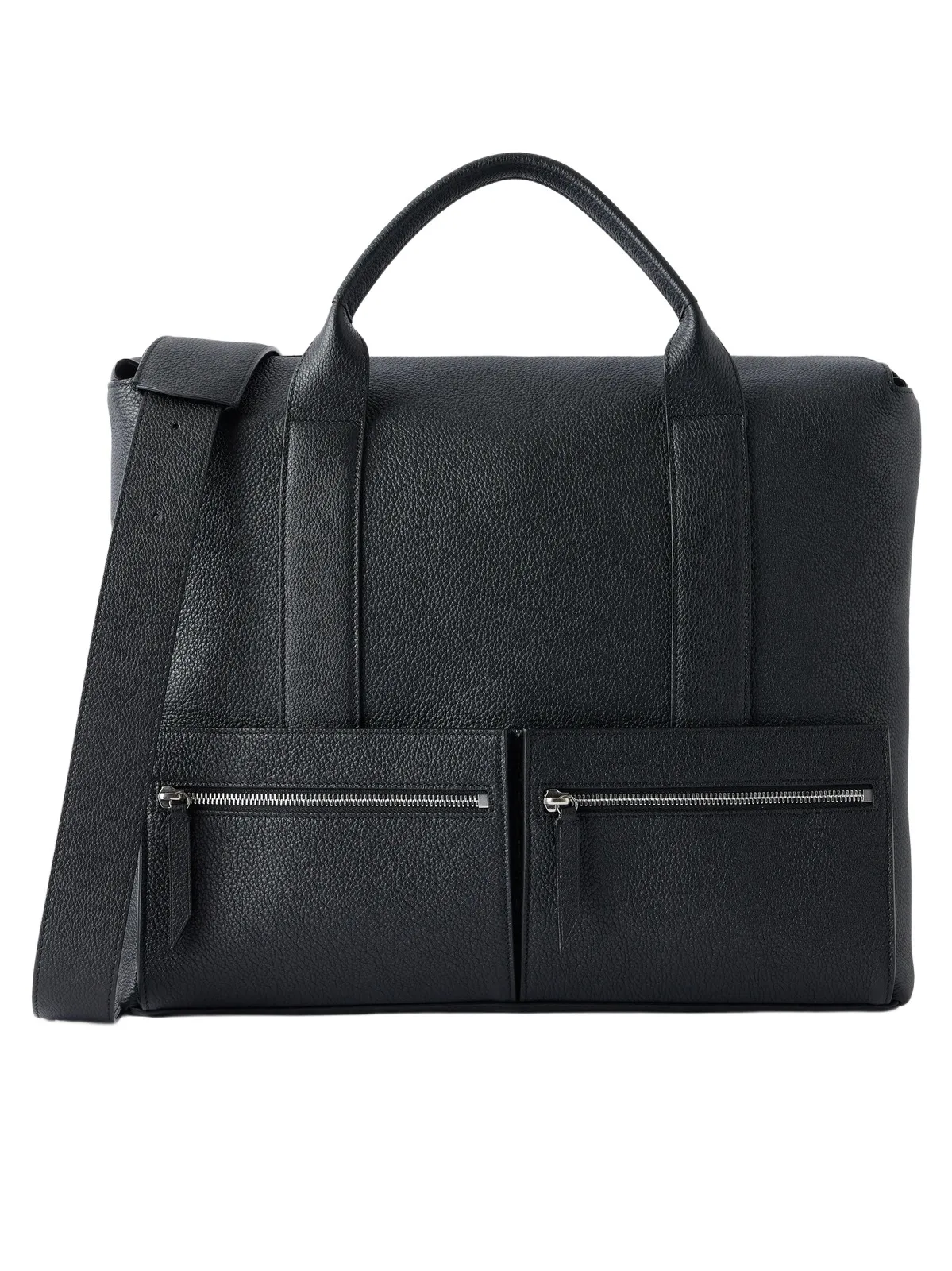 Métier Racer 40 Pebble-Grain Leather Tote Bag - Men