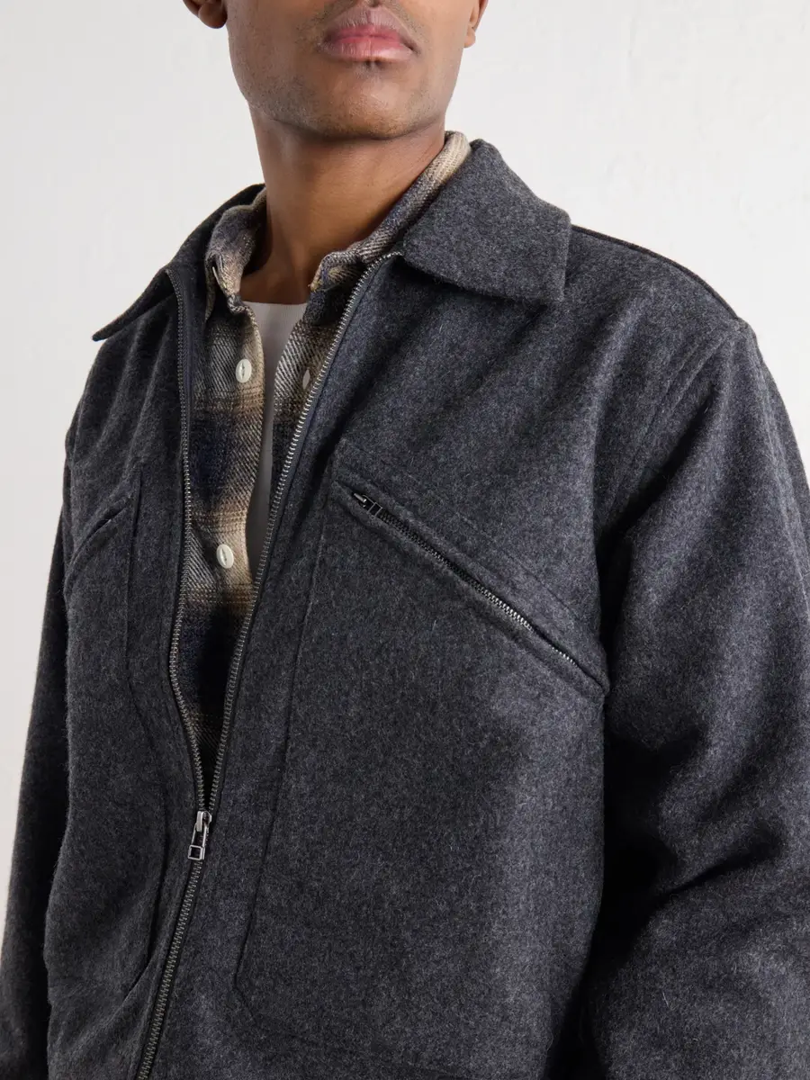 3sixteen Cycling Wool-Blend Felt Jacket - Men | Thumbnail 5 3sixteen Cycling Wool-Blend Felt Jacket - Men | Thumbnail 5