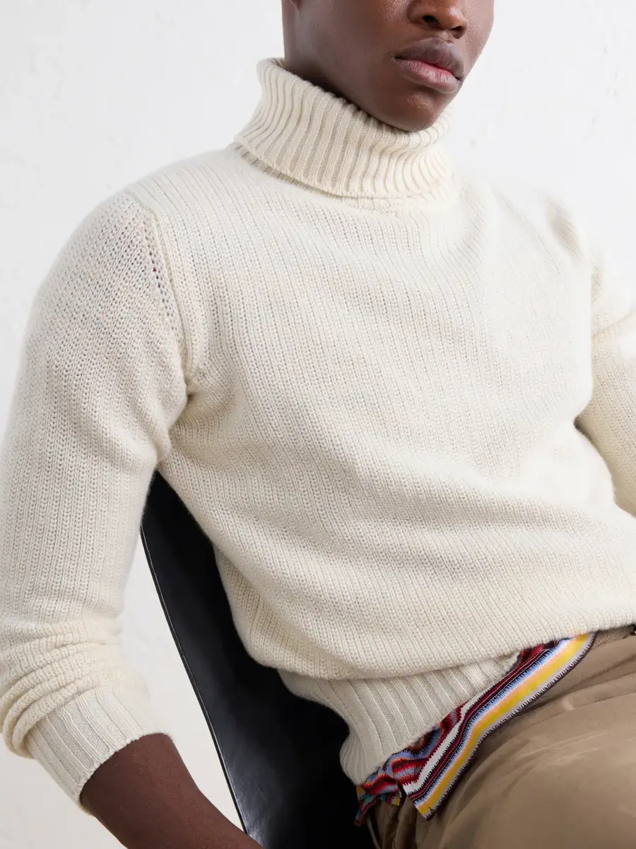 Stòffa Cashmere Rollneck Sweater - Men | Thumbnail 5 Stòffa Cashmere Rollneck Sweater - Men | Thumbnail 5