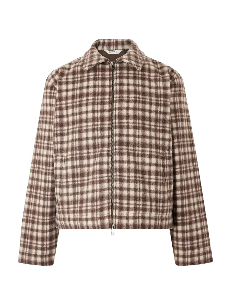 Club Checked Felted Wool-Blend Jacket - Men Club Checked Felted Wool-Blend Jacket - Men