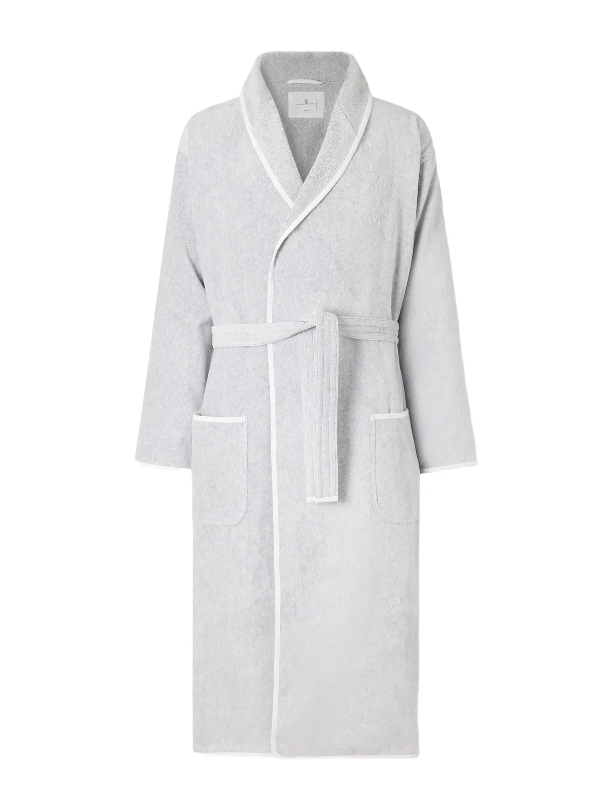 Brunello Cucinelli Logo-Embroidered Cotton-Terry Bathrobe - Men
