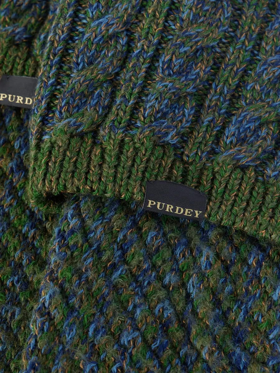 Purdey Stornoway Cable-Knit Wool-Blend Socks - Men | Thumbnail 2 Purdey Stornoway Cable-Knit Wool-Blend Socks - Men | Thumbnail 2