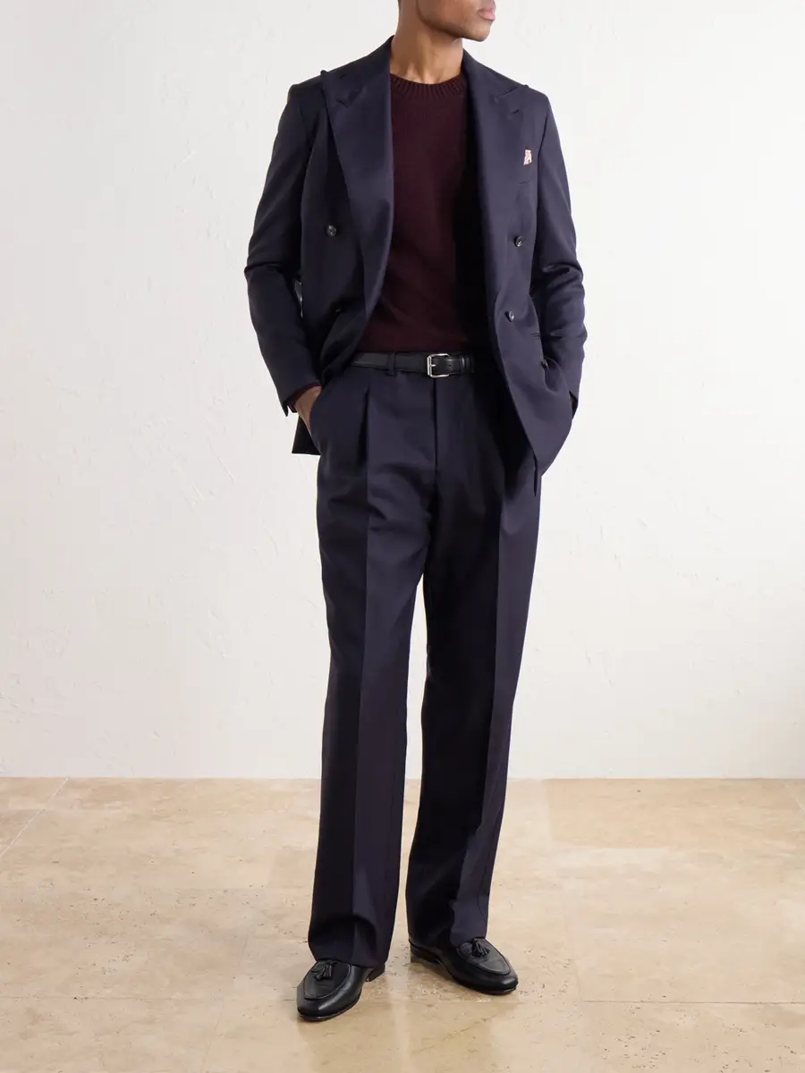 Boglioli Virgin Wool and Cashmere-Blend Sweater - Men | Thumbnail 2 Boglioli Virgin Wool and Cashmere-Blend Sweater - Men | Thumbnail 2