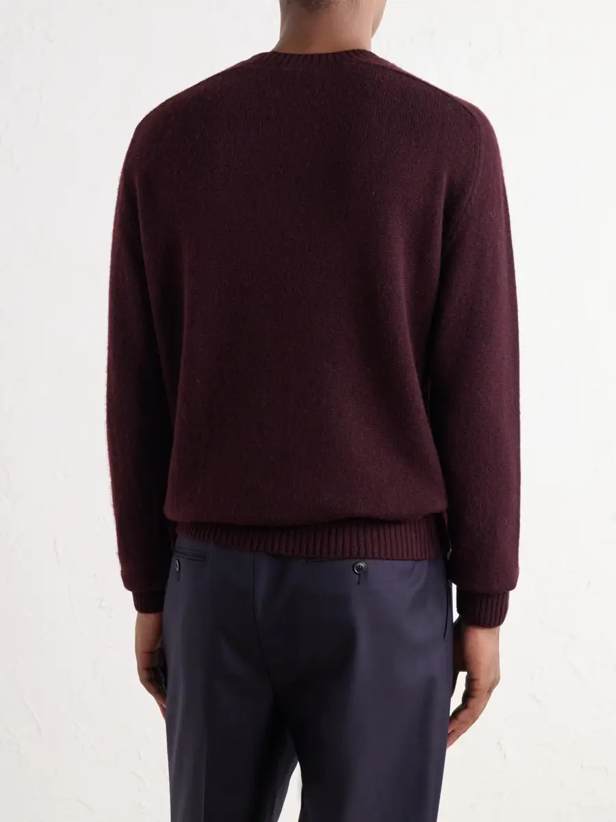 Boglioli Virgin Wool and Cashmere-Blend Sweater - Men | Thumbnail 4 Boglioli Virgin Wool and Cashmere-Blend Sweater - Men | Thumbnail 4