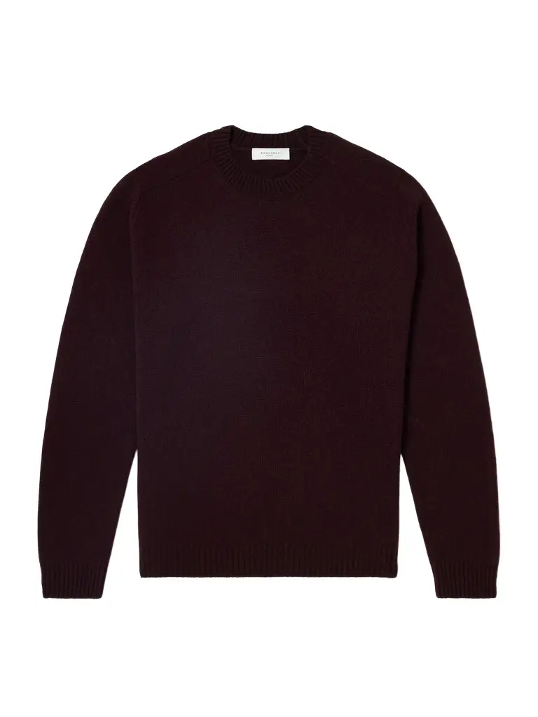 Virgin Wool and Cashmere-Blend Sweater - Men