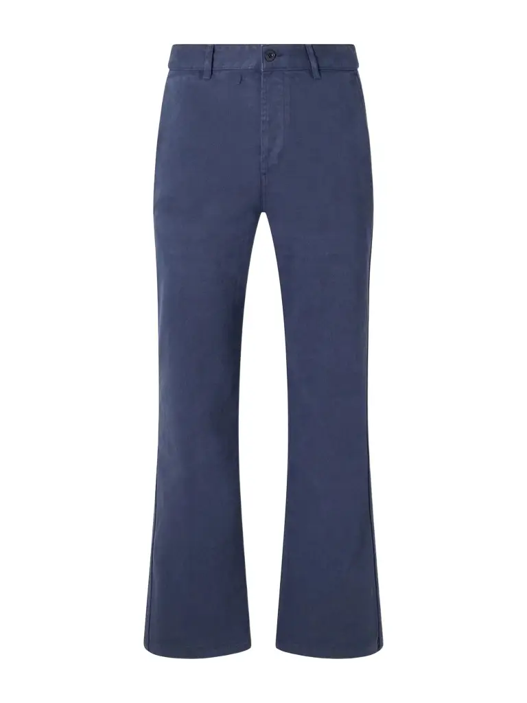 Work Straight-Leg Cotton-Twill Trousers - Men Work Straight-Leg Cotton-Twill Trousers - Men