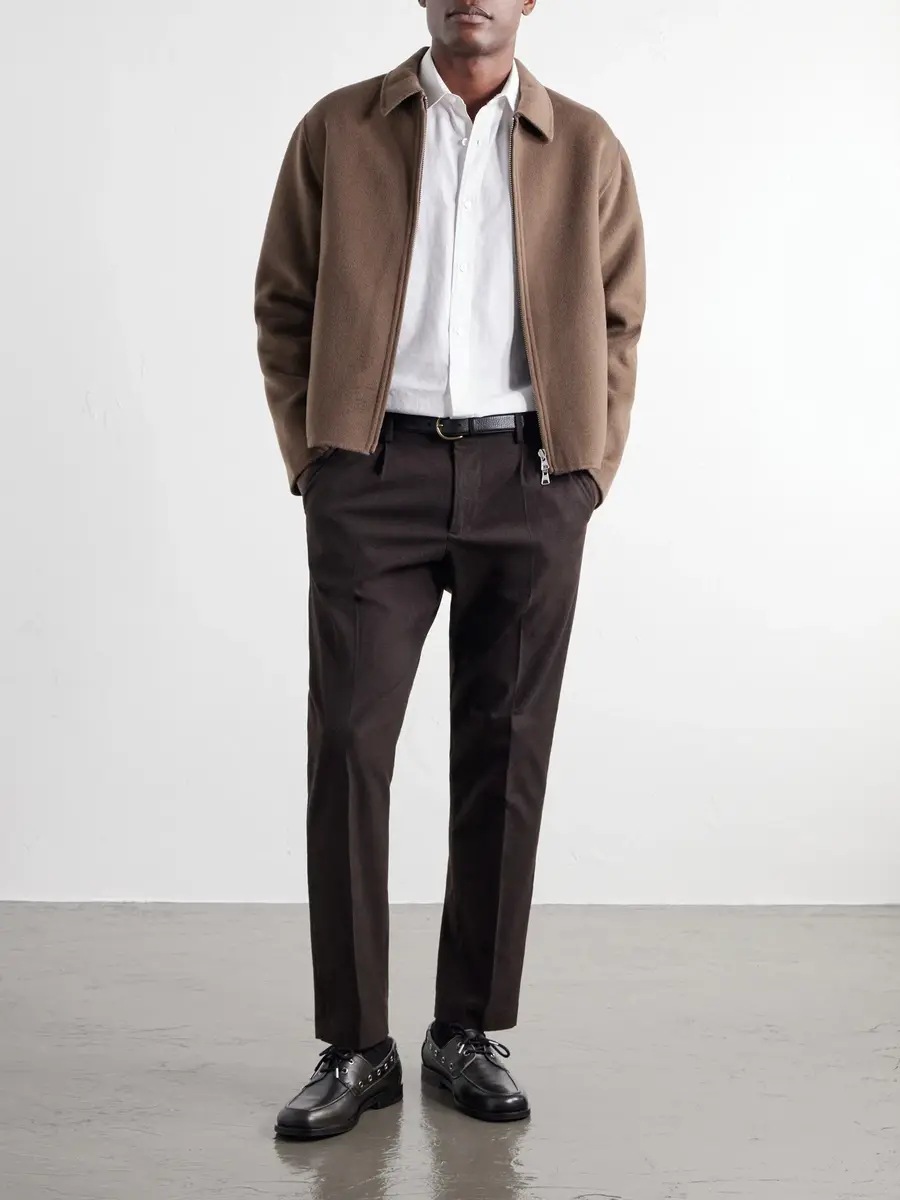 NN07 Bill 1067 Tapered Pleated Brushed Twill Chinos - Men | Thumbnail 2 NN07 Bill 1067 Tapered Pleated Brushed Twill Chinos - Men | Thumbnail 2